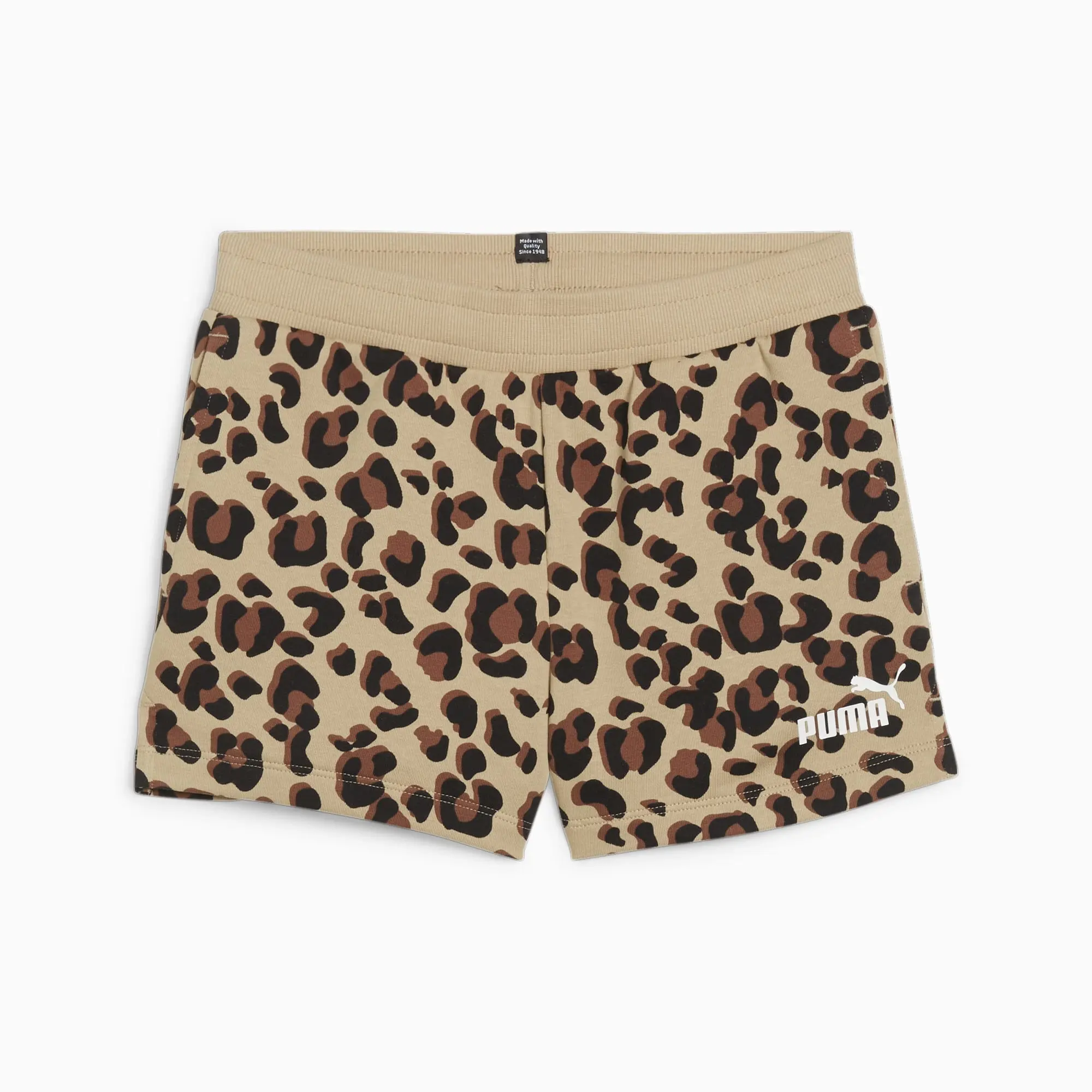 Puma Girls ESS+ ANIMAL Shorts - Beige
