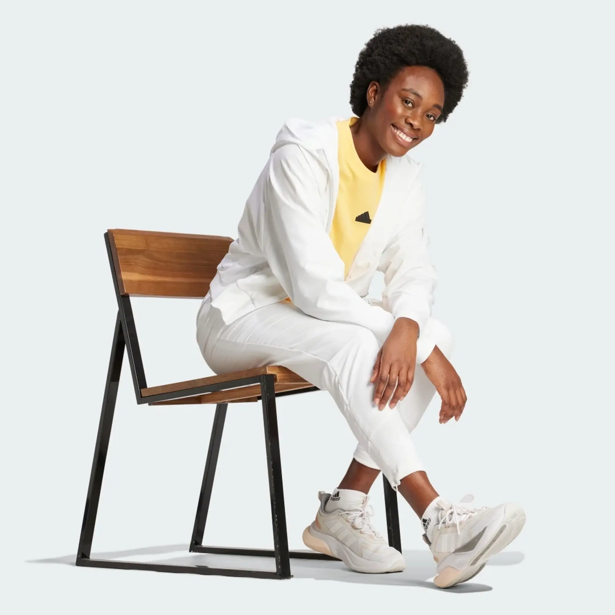 adidas Women Z.N.E. Woven Full Zip Hoodie
