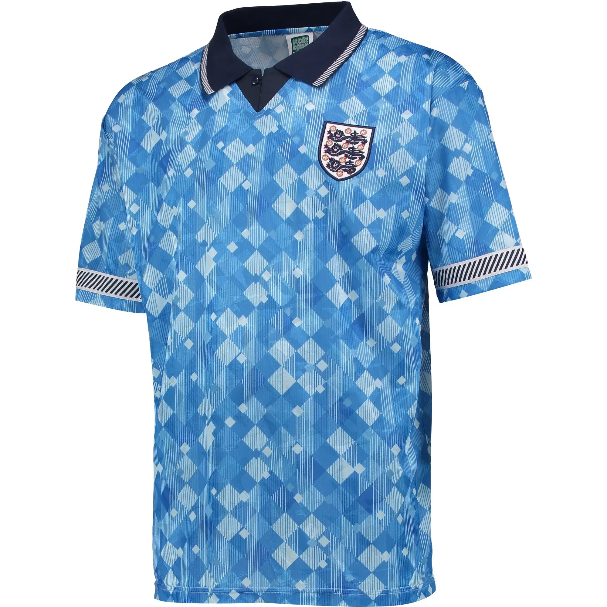 Score Draw England 1990 World Cup Finals Third Shirt