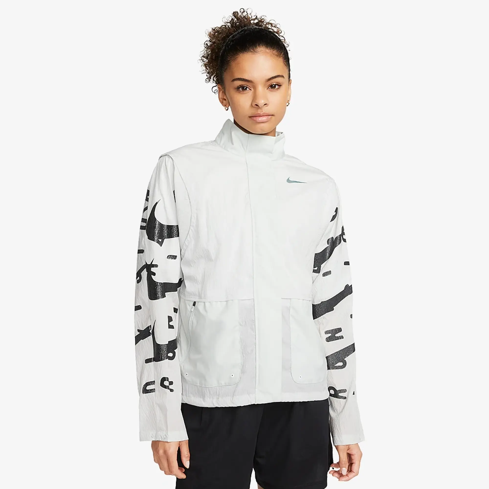 Nike TF Run Division Running Jacket Women - White, Black