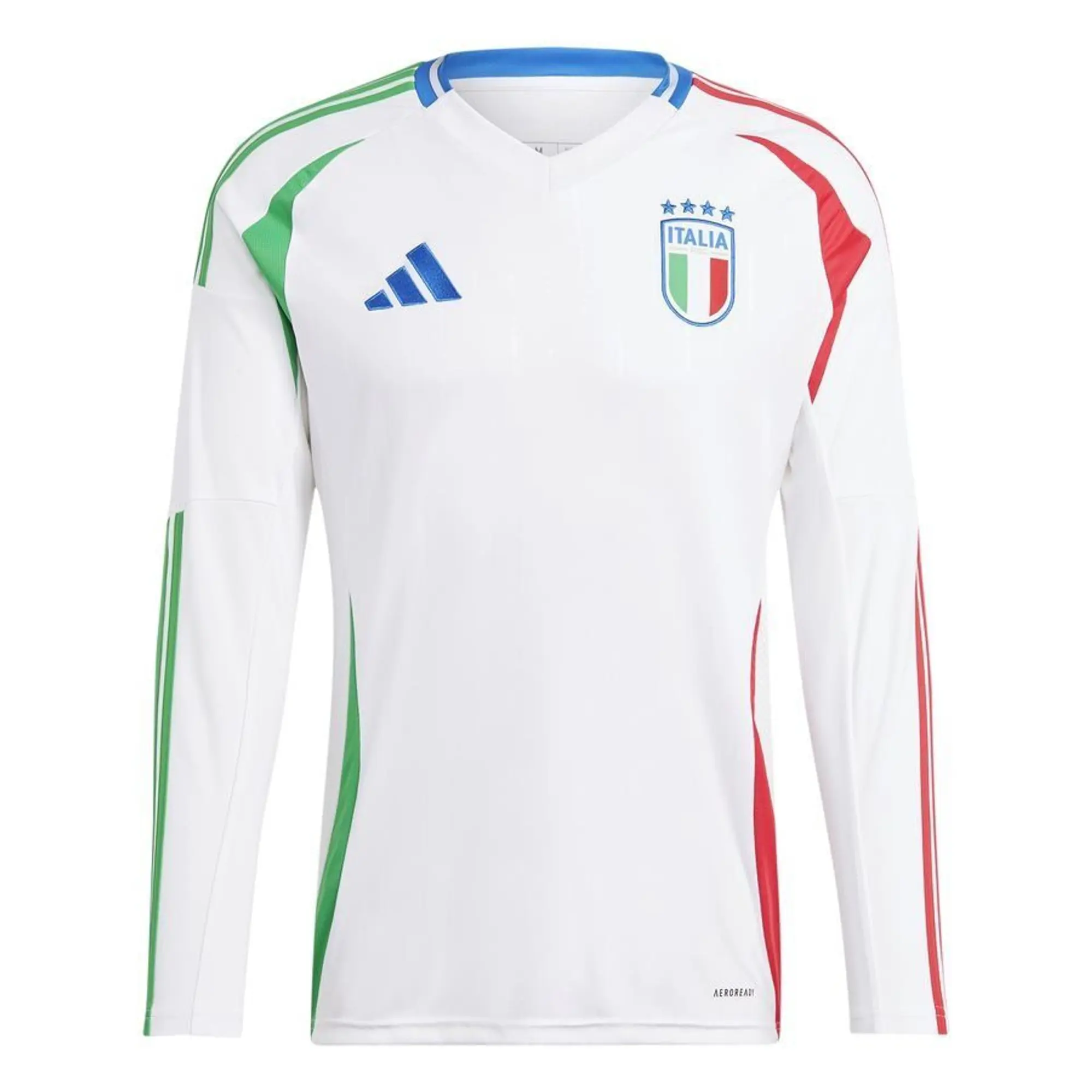 adidas Italy Mens LS Away Shirt 2024