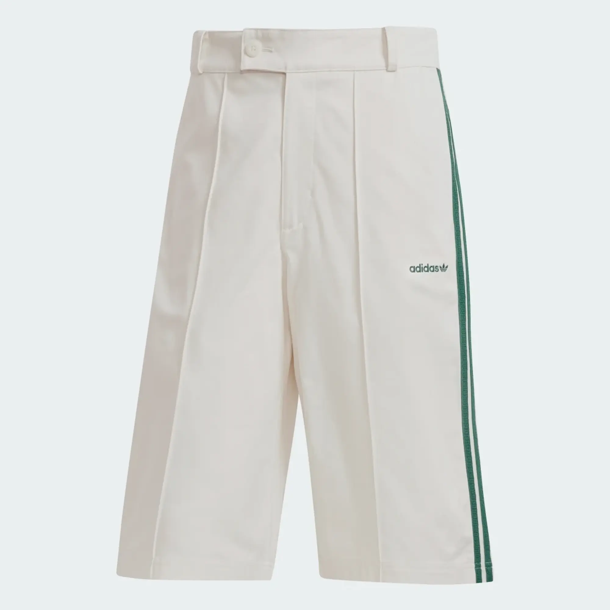 Adidas Originals 80s Loose Buttoned 3 Stripes 11 Bermuda Shorts