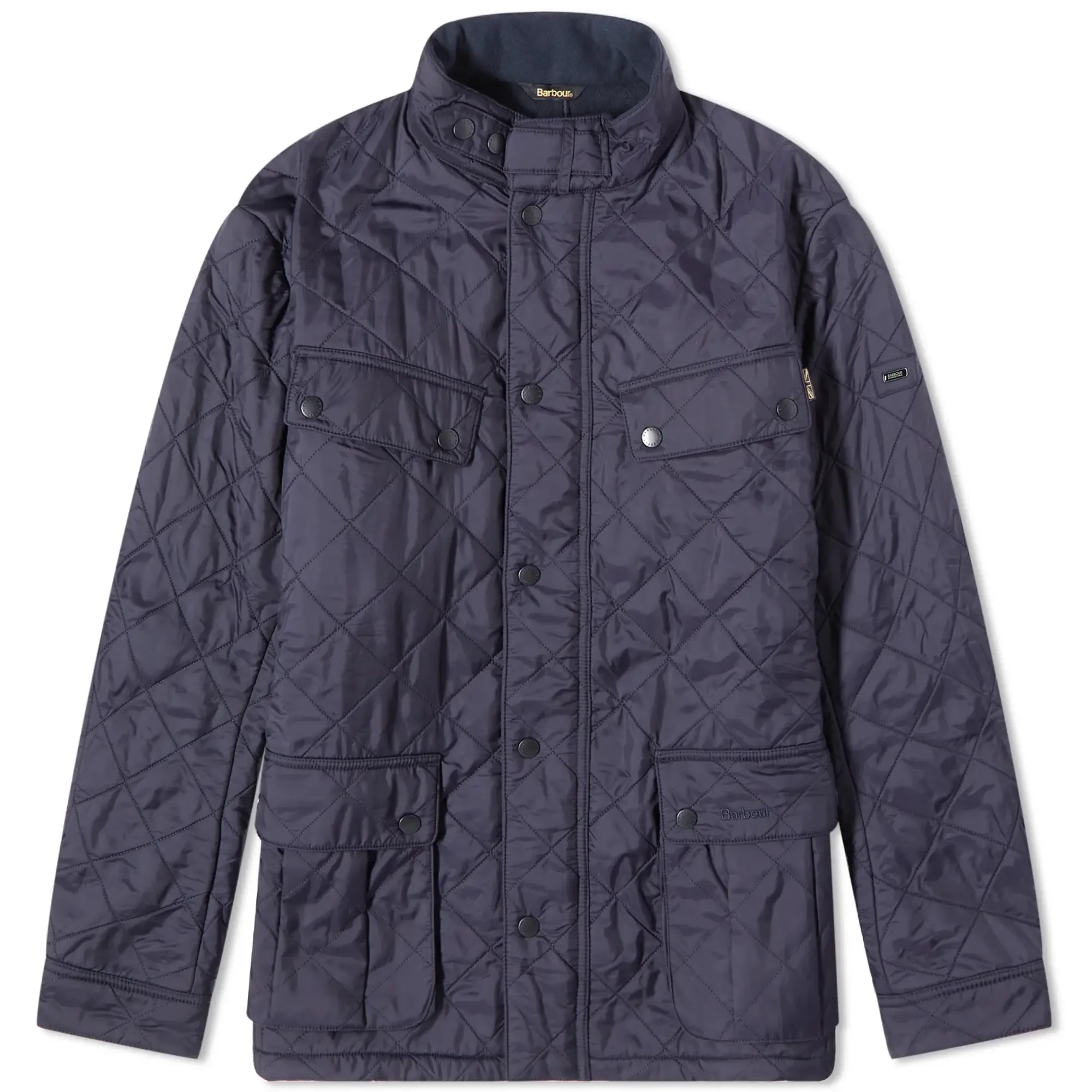 Barbour Men's International Ariel Polarquilt Jacket Navy