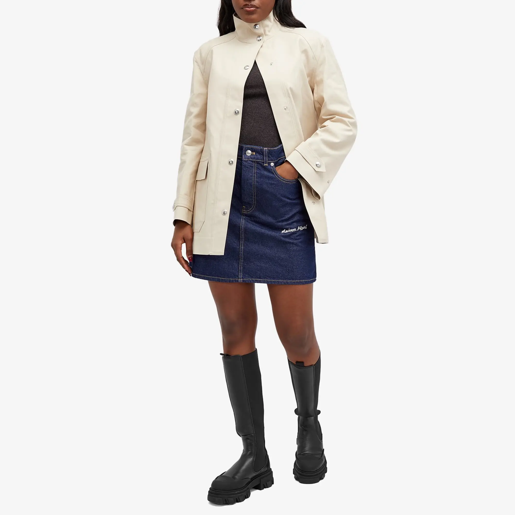 Maison Kitsuné Maison Kitsune Macintosh Jacket Light Beige