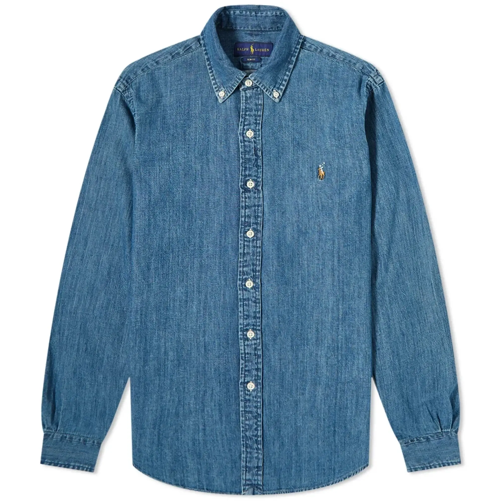 Polo Ralph Lauren Men's Slim Fit Button Down Denim Shirt