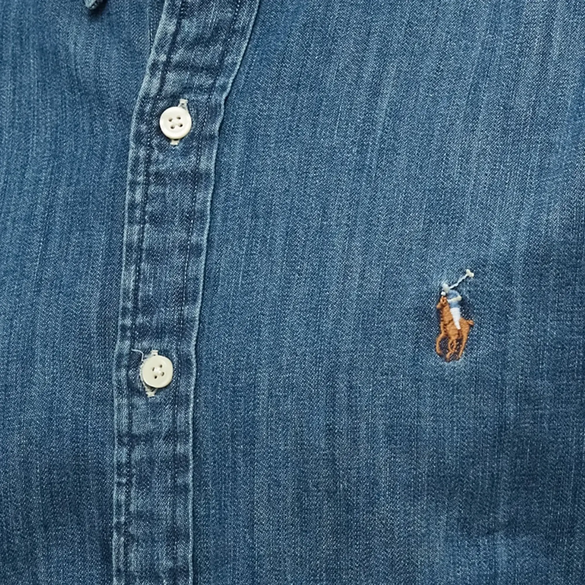 Polo Ralph Lauren Men's Slim Fit Button Down Denim Shirt