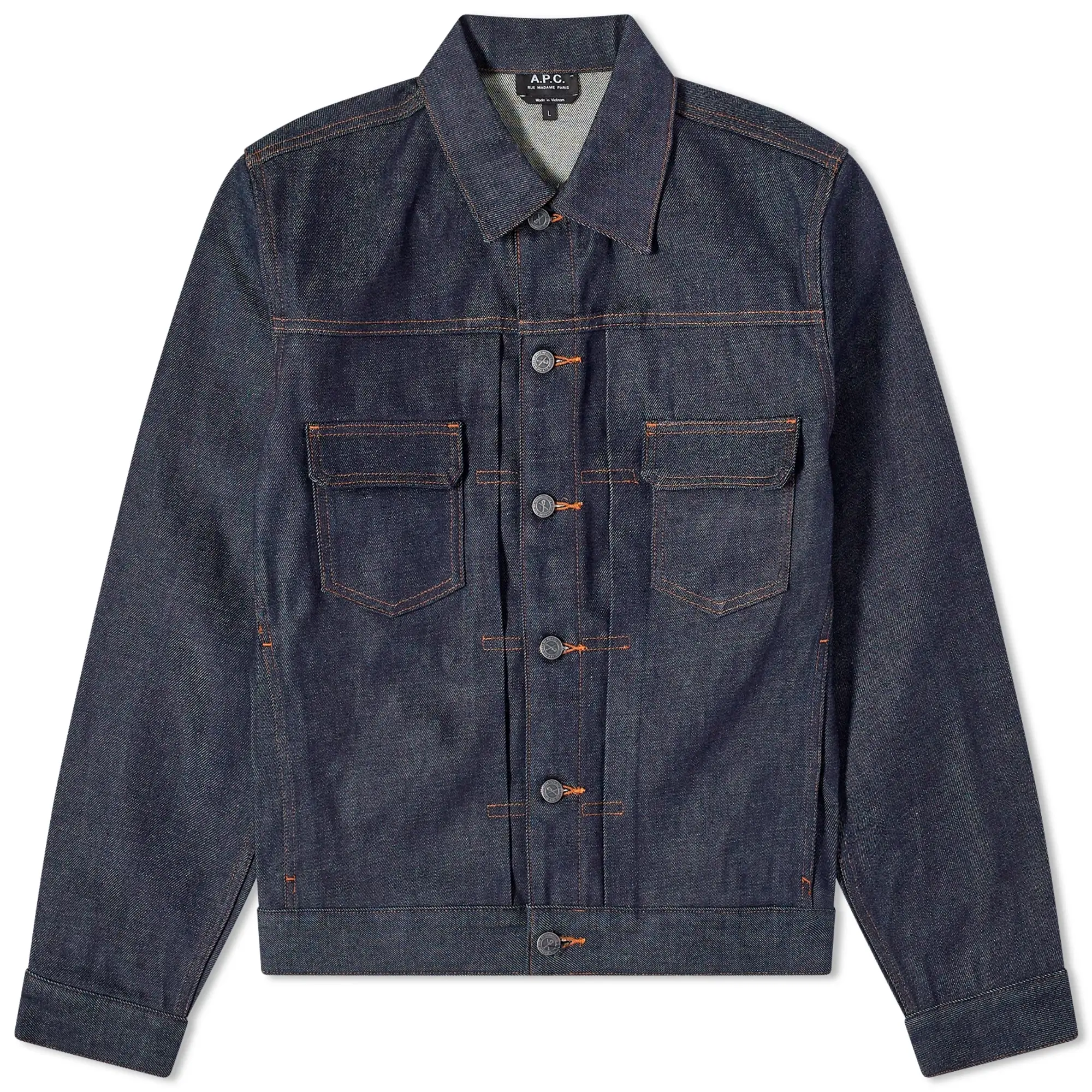 A.P.C. Men's Work Jean Jacket Indigo