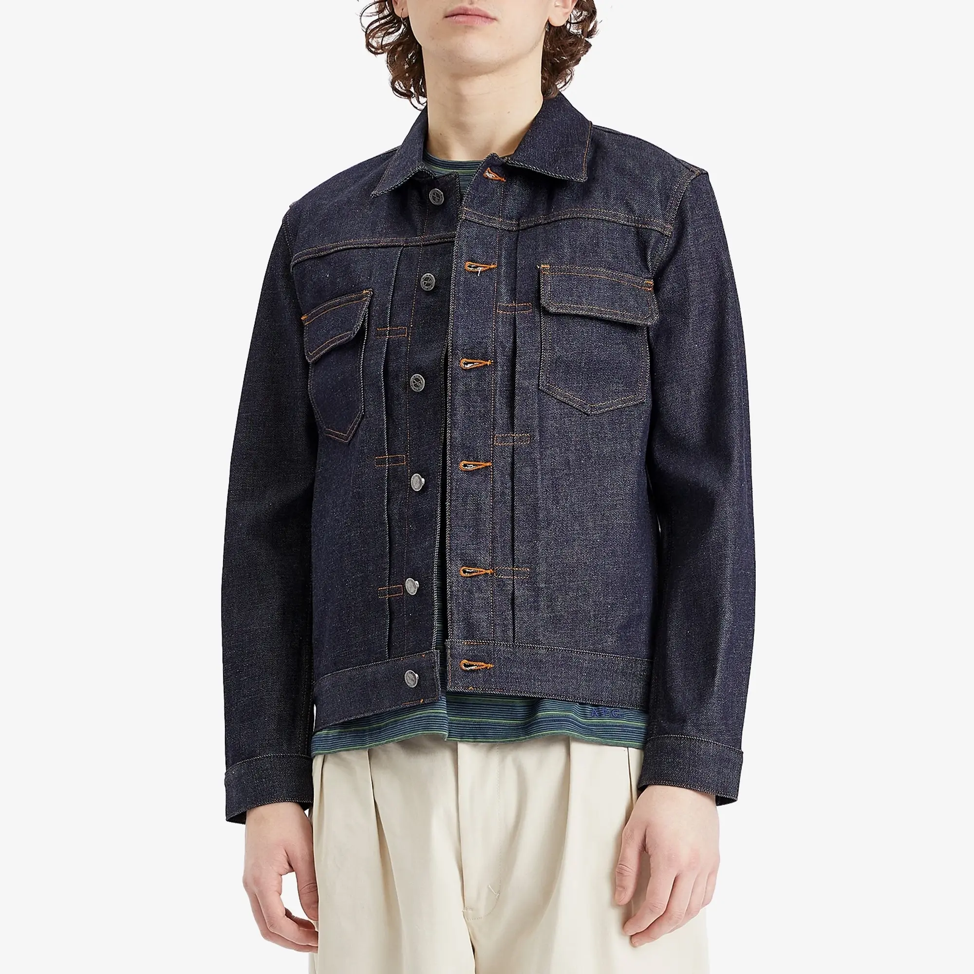 A.P.C. Men's Work Jean Jacket Indigo