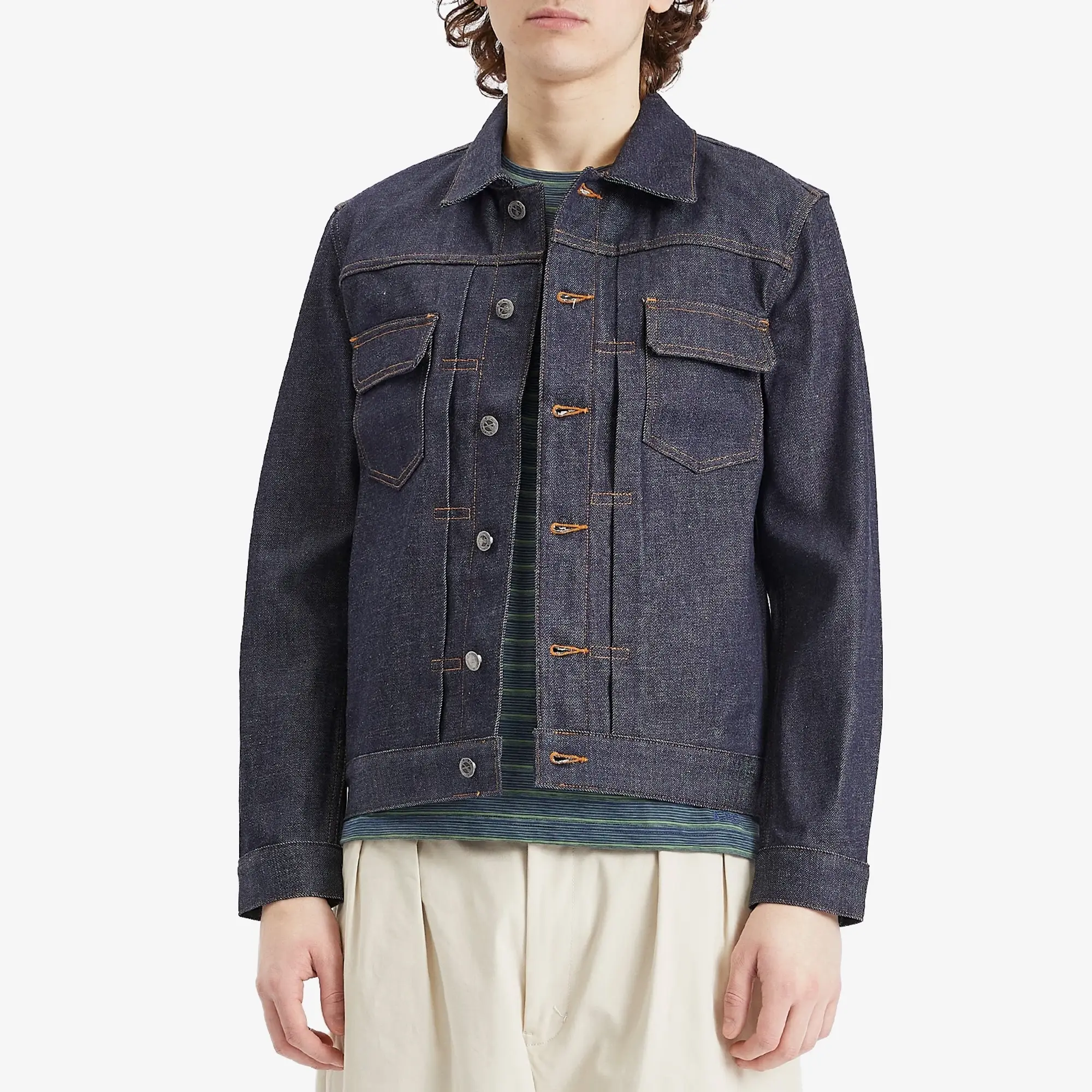 A.P.C. Men's Work Jean Jacket Indigo