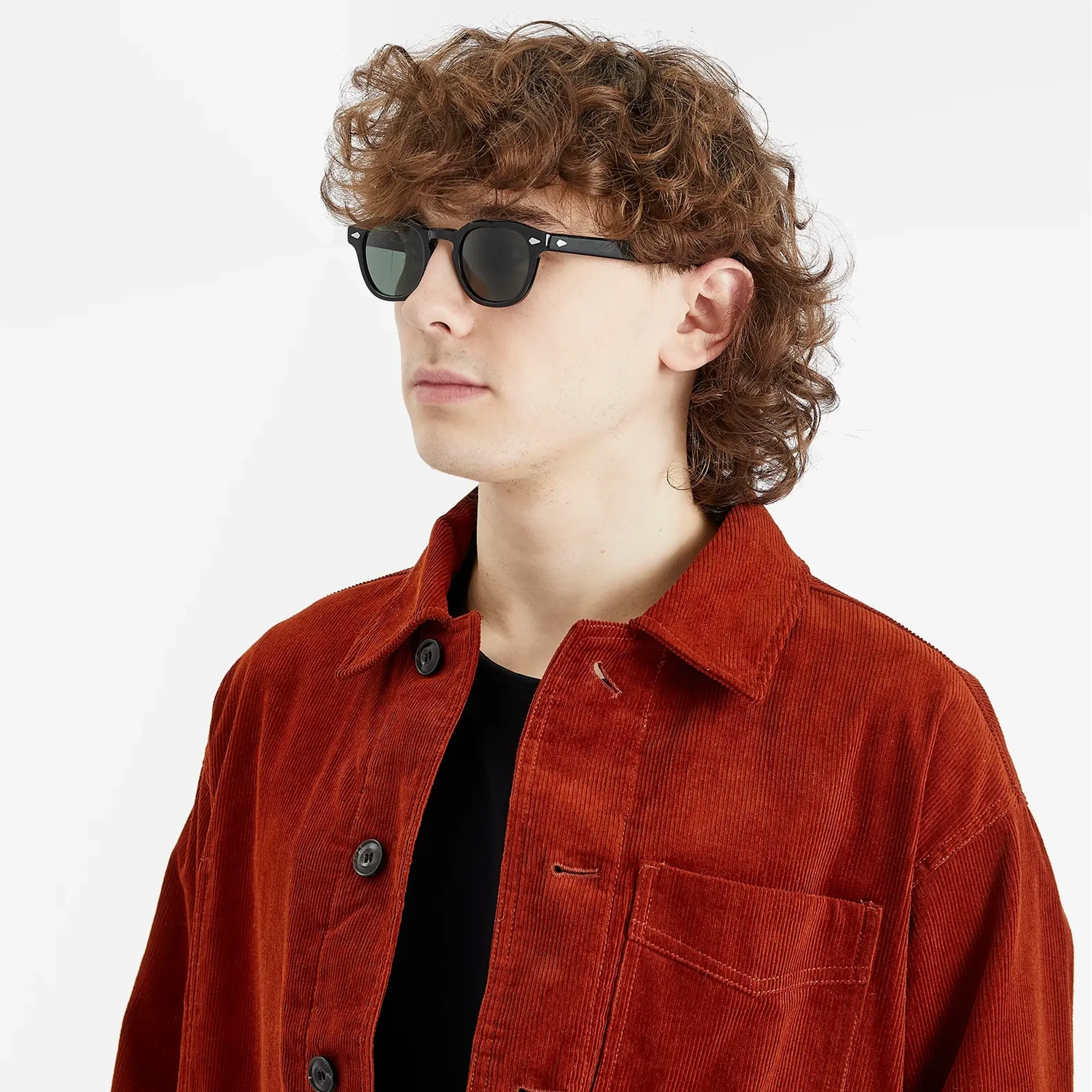 Moscot Lemtosh Sunglasses Black/G15