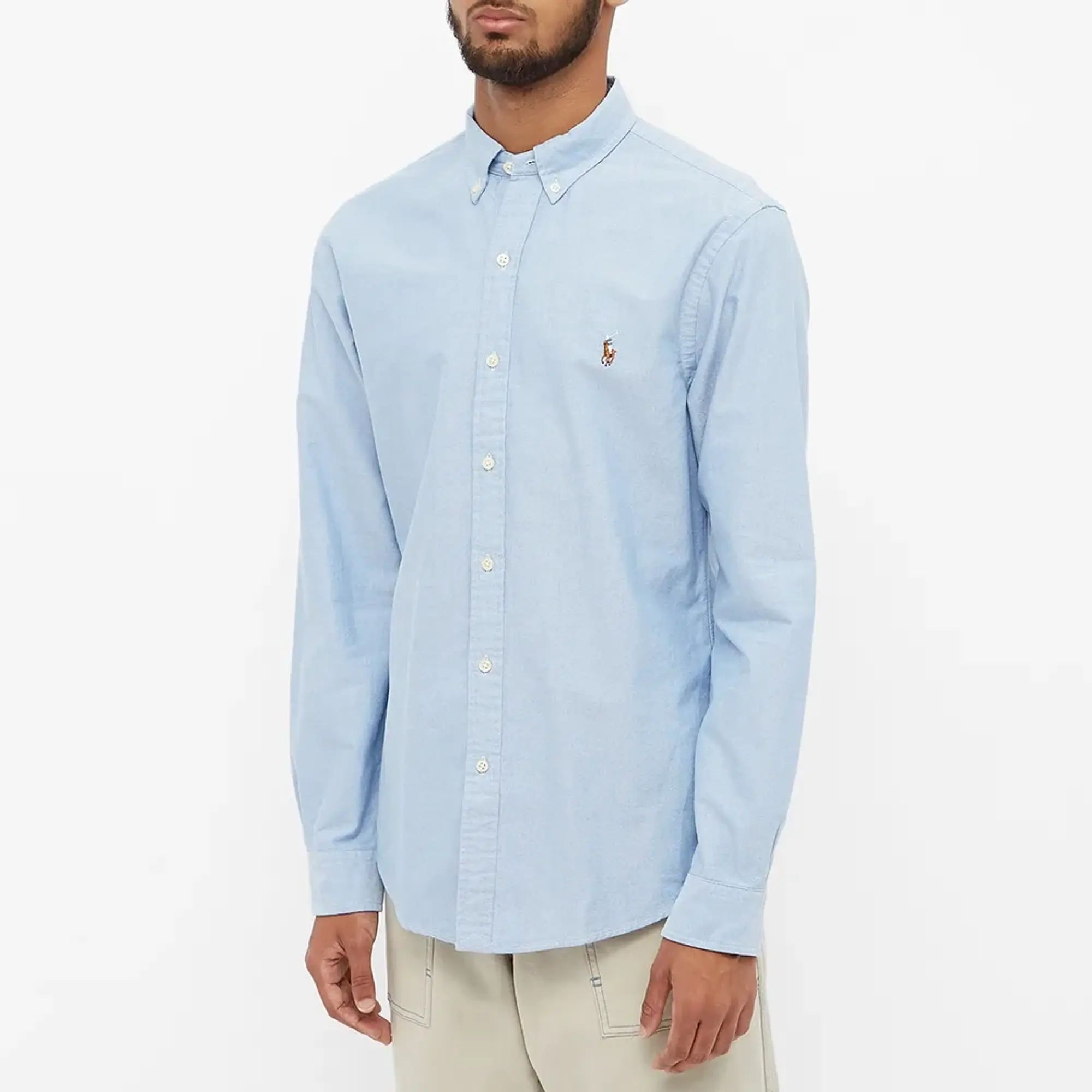 Polo Ralph Lauren Men's Button Down Oxford Shirt Blue