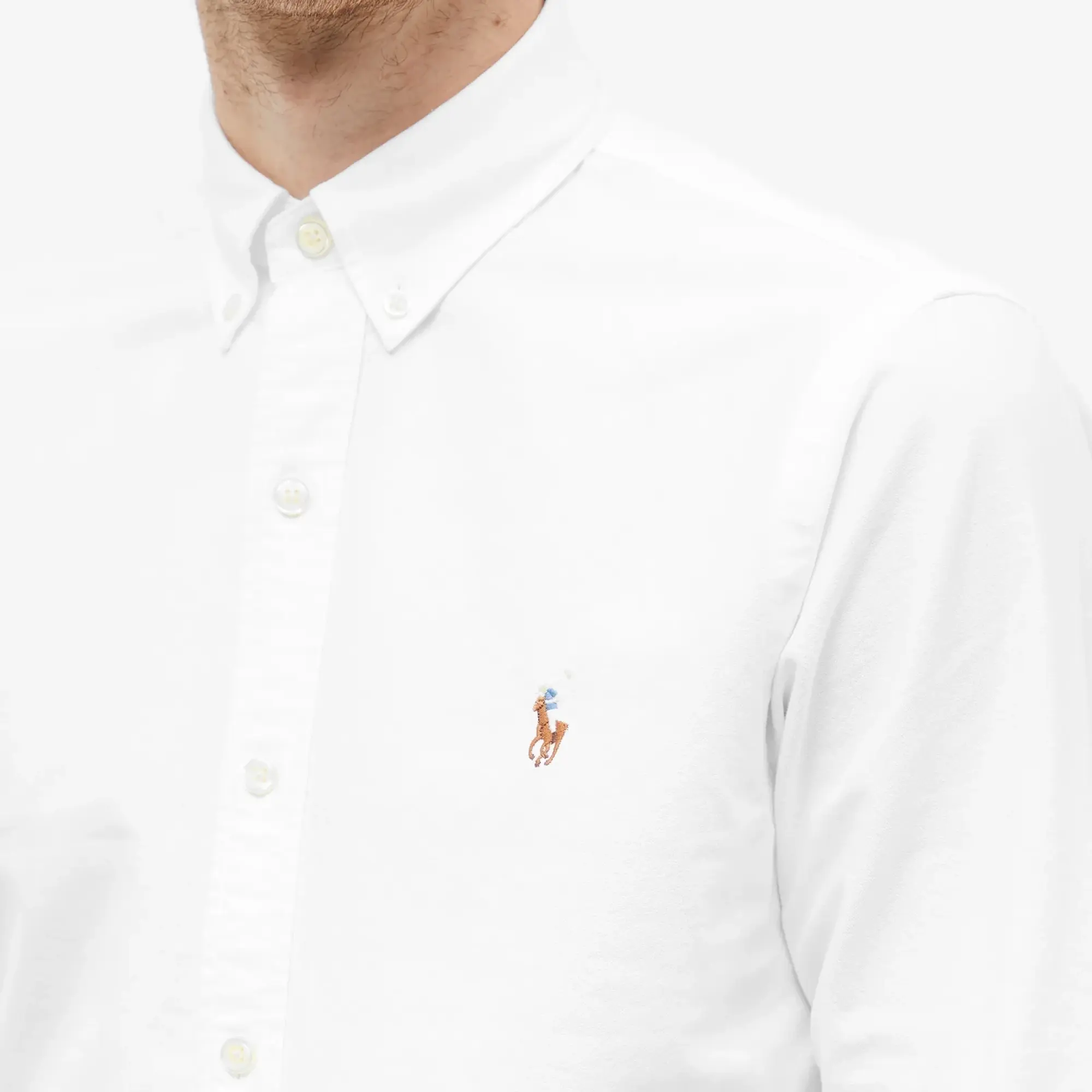 Polo Ralph Lauren Men's Button Down Oxford Shirt White