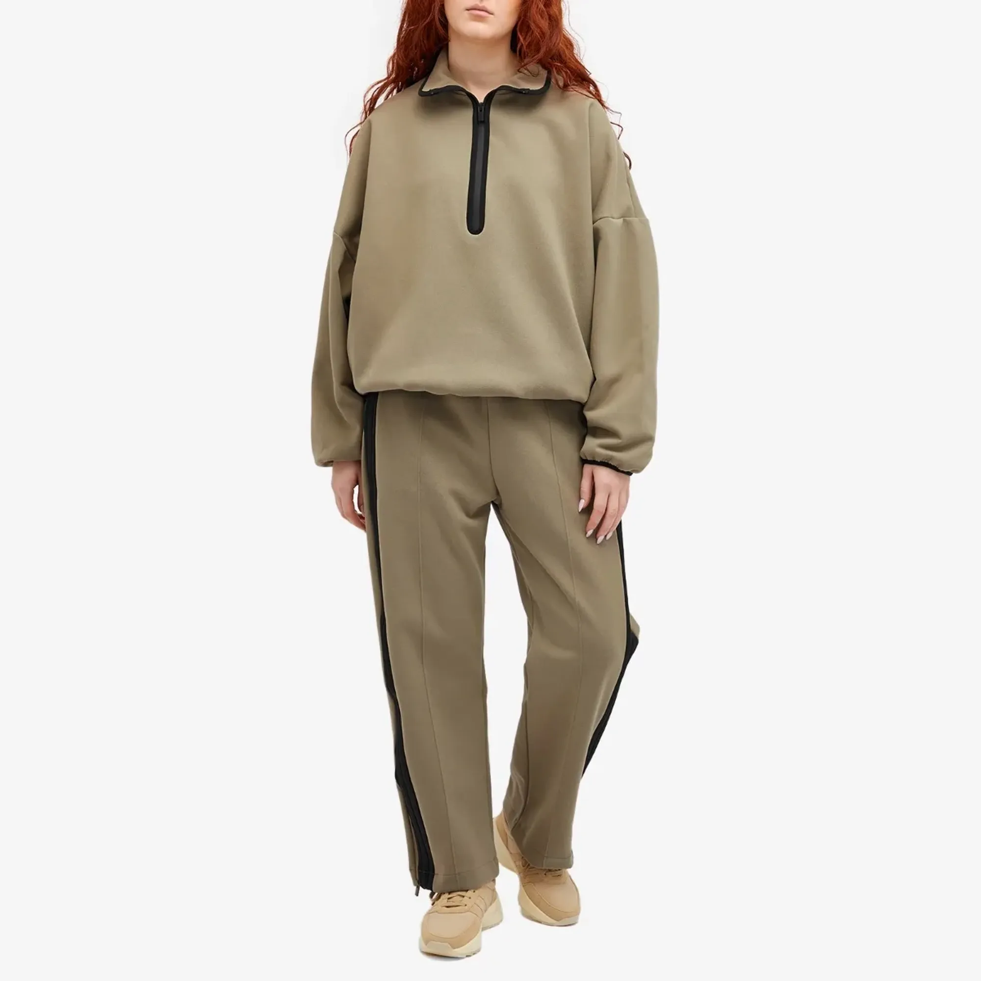 Adidas x Fear of God Athletics Half Zip Clay | IS8776 | FOOTY.COM