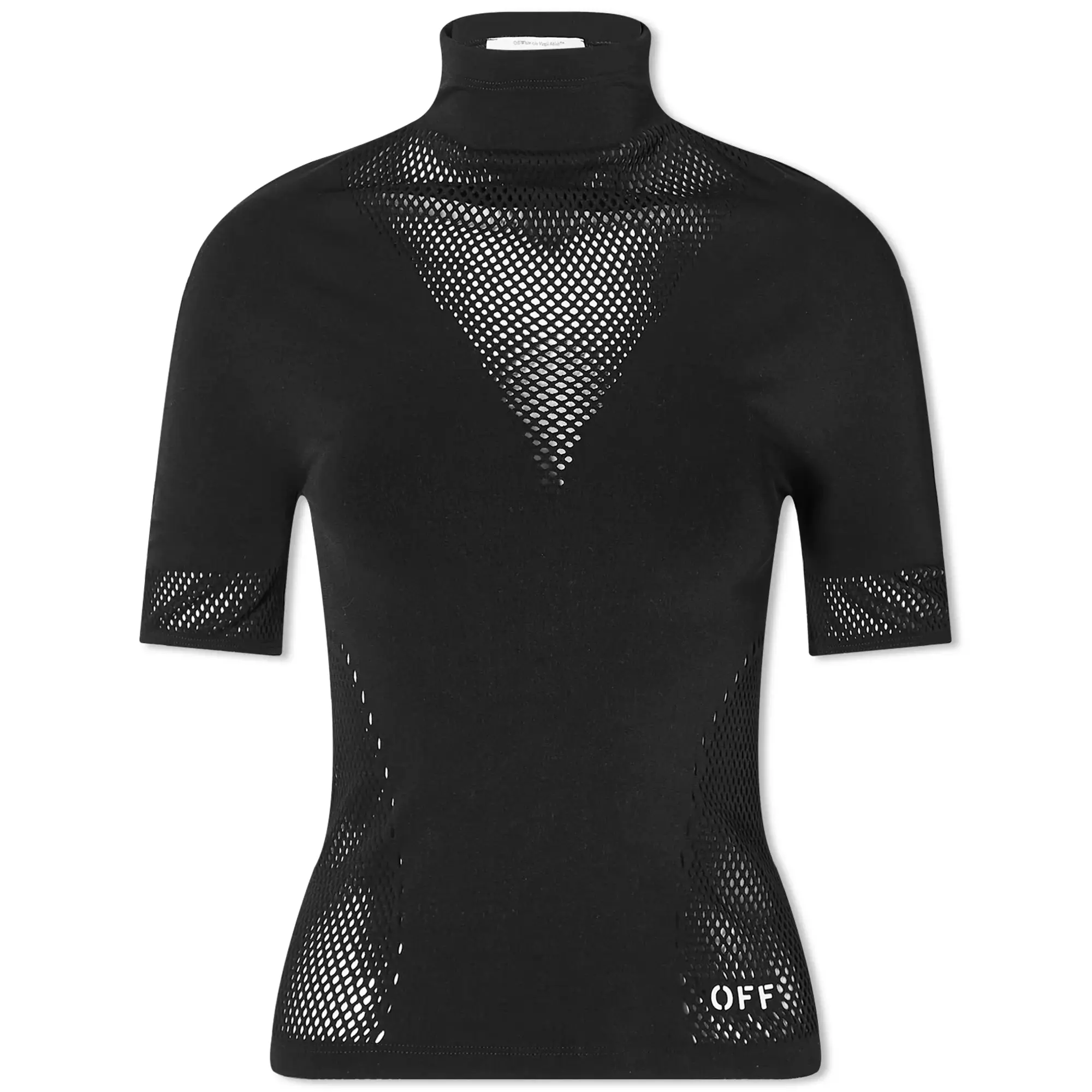 Off-White Women's Seamless Mesh T-Shirt Black