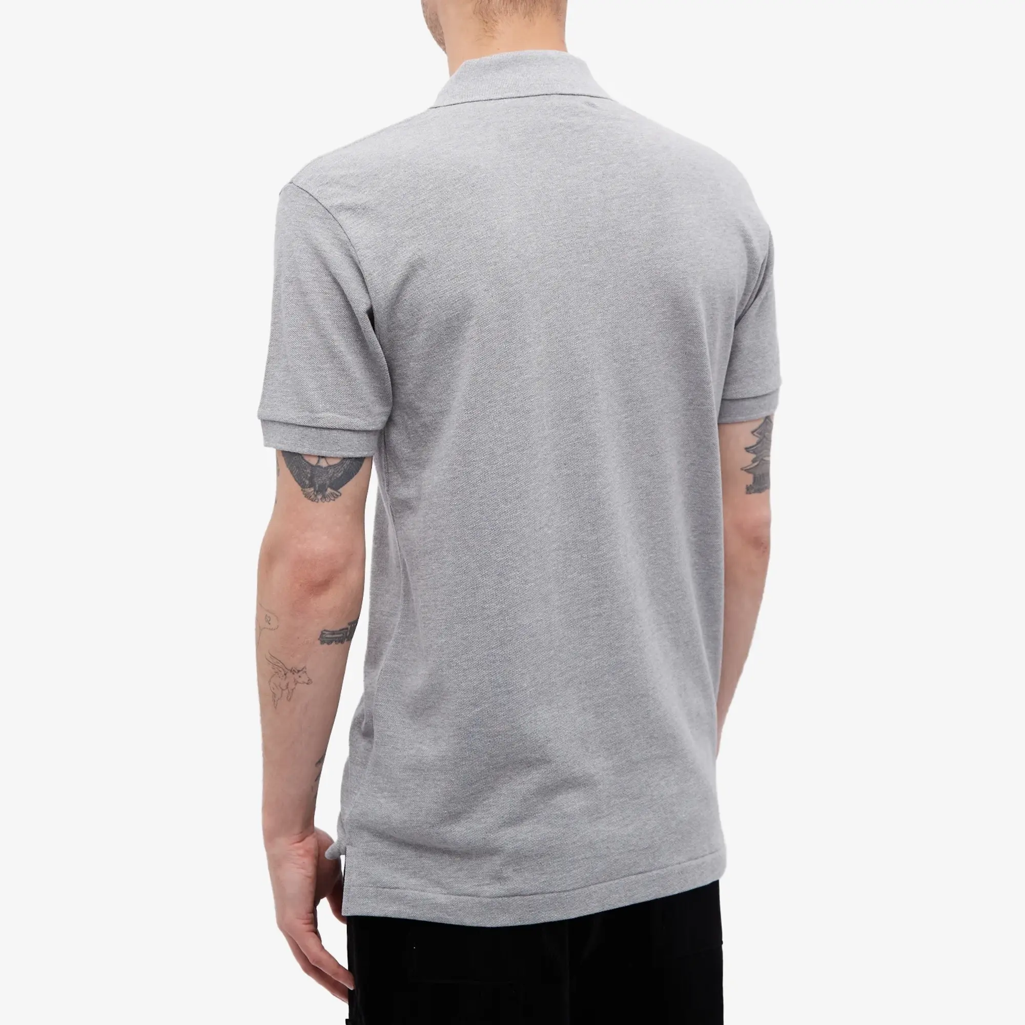 Comme des Garçons Play Men's Invader Polo Shirt Grey