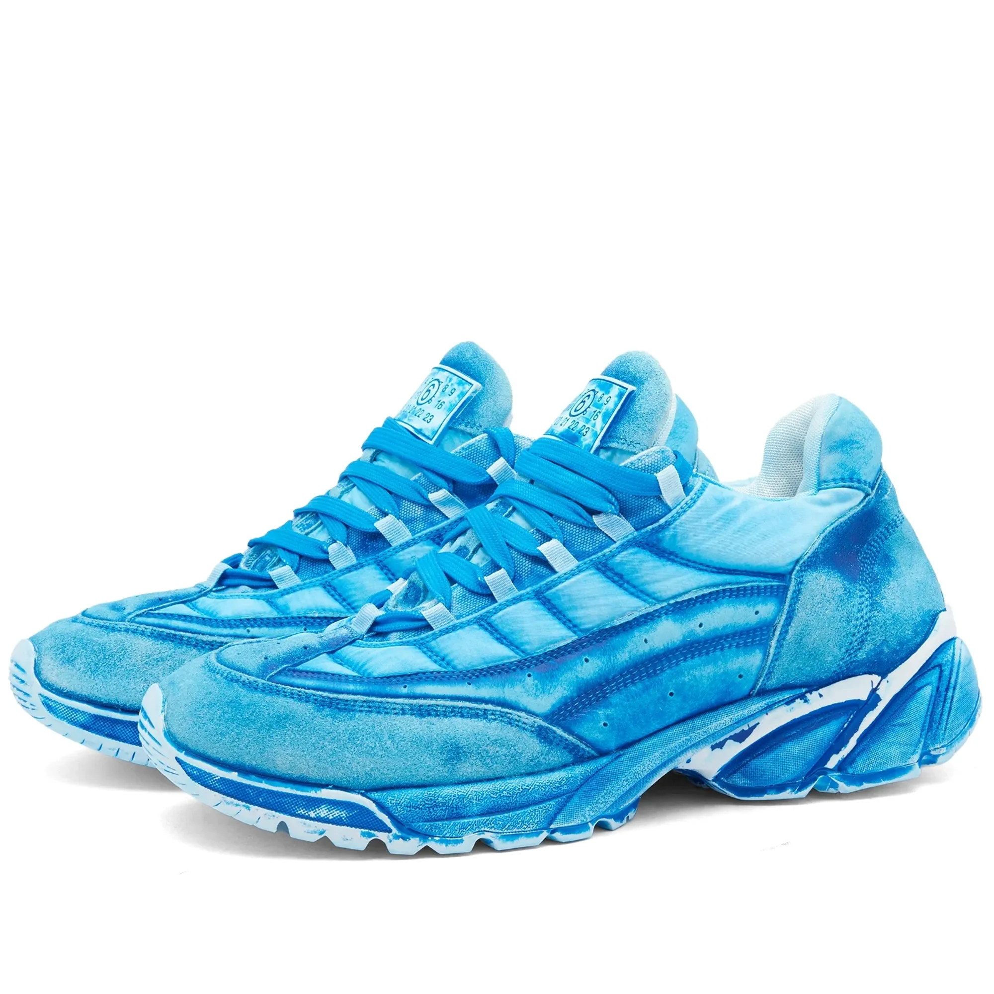 bbb様 MAISON MARGIELA SIX MM6 Maison Margiela Men's Nylon Runner Sneaker Bluejay | S59WS0197
