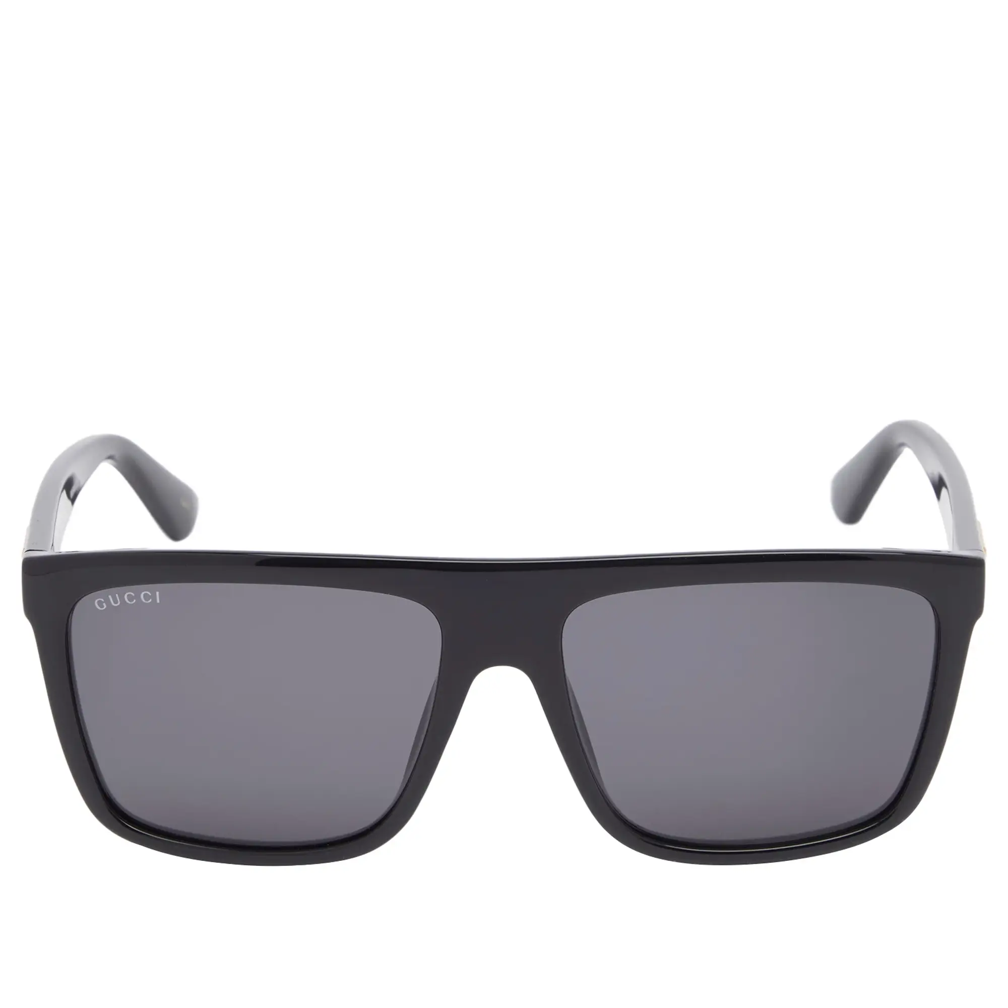 Gucci Men's Lines Injection Sunglasses Black/Grey