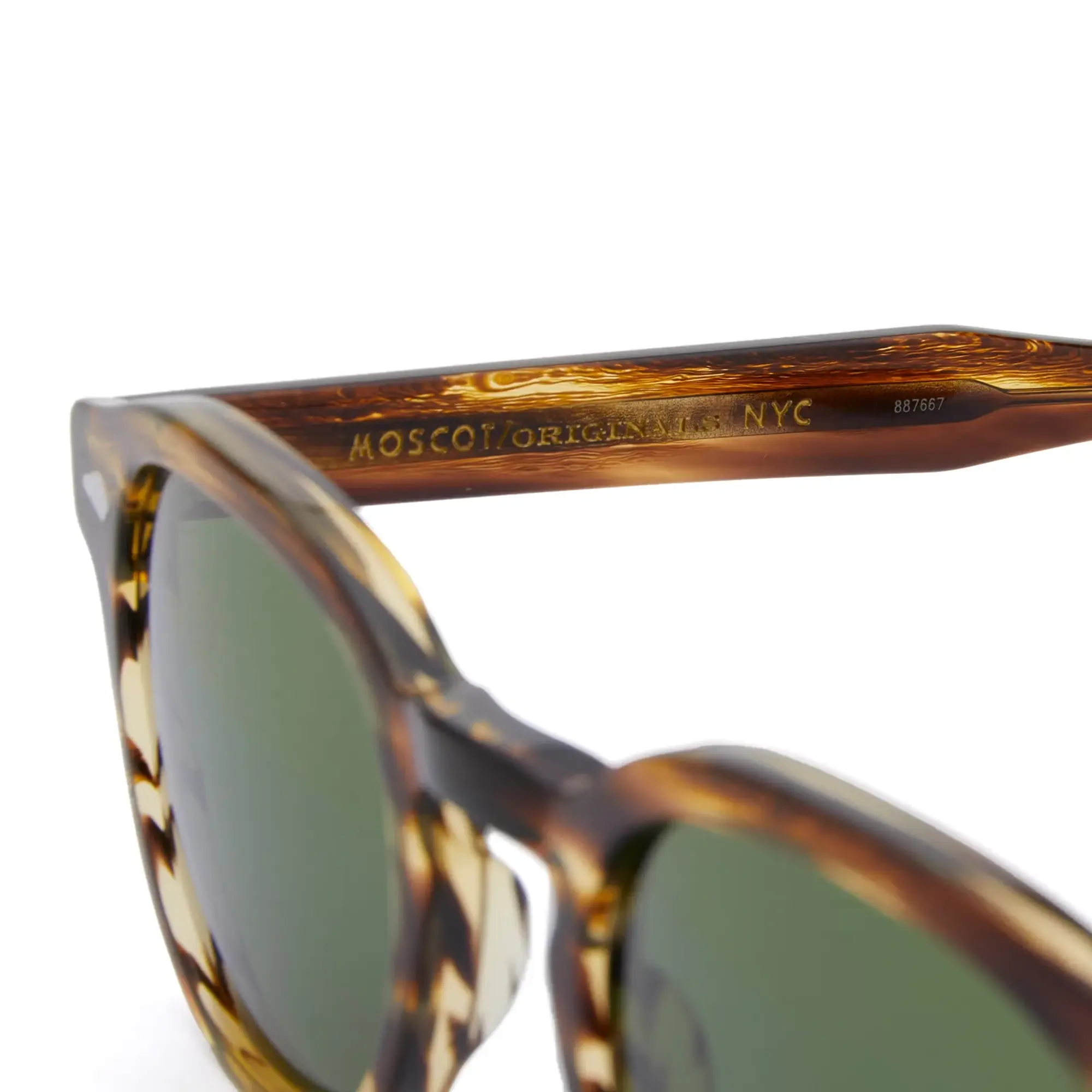 Moscot Men's Lemtosh Sunglasses Bamboo/Calibar Green