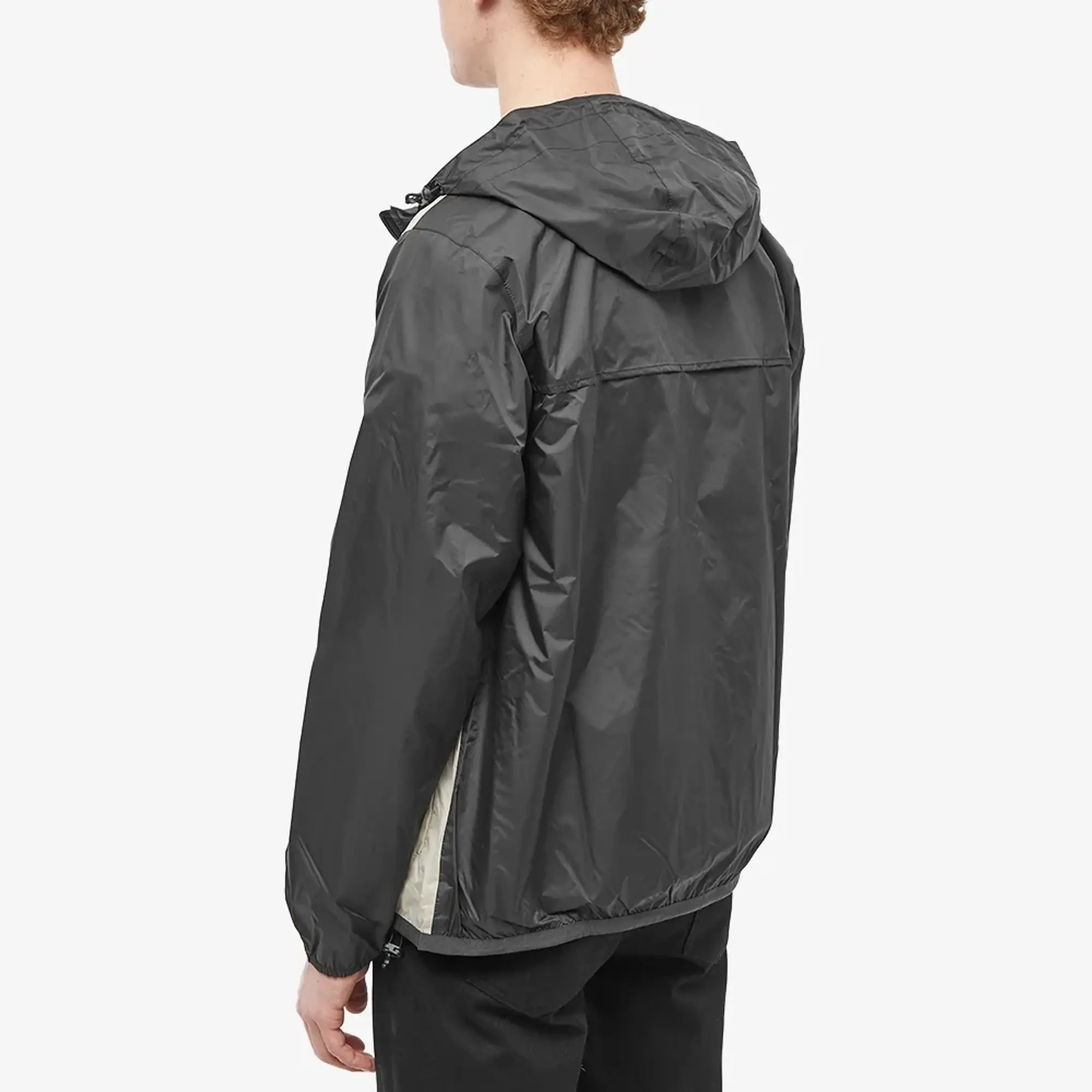 Comme des Garçons Play Men's x K-Way Full Zip Block Colour Jacket Beige/Black