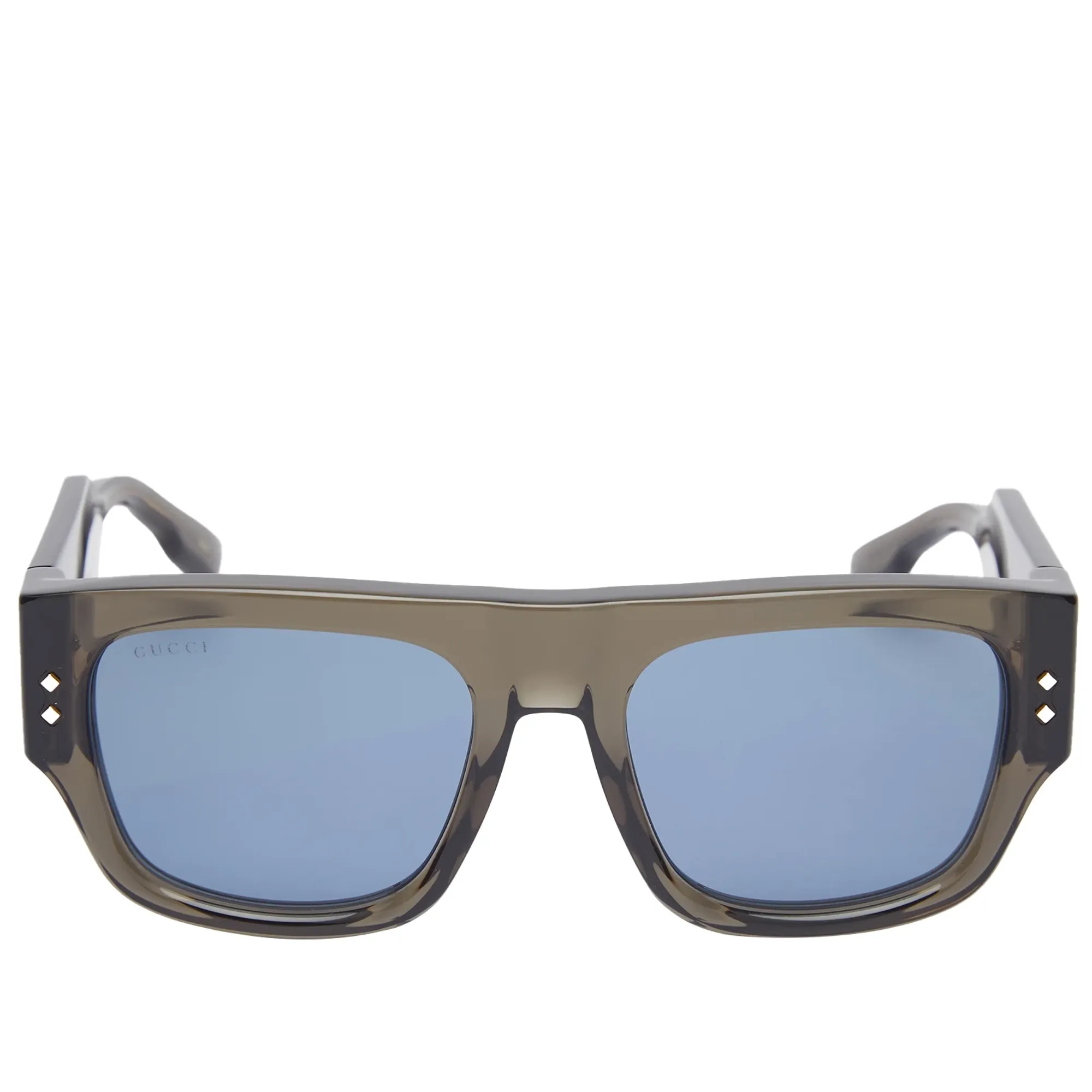 GUCCI サングラス GUCCI GG1262 Crystal Gray Blue Diamond 1262 Unisex Chunky Bold
