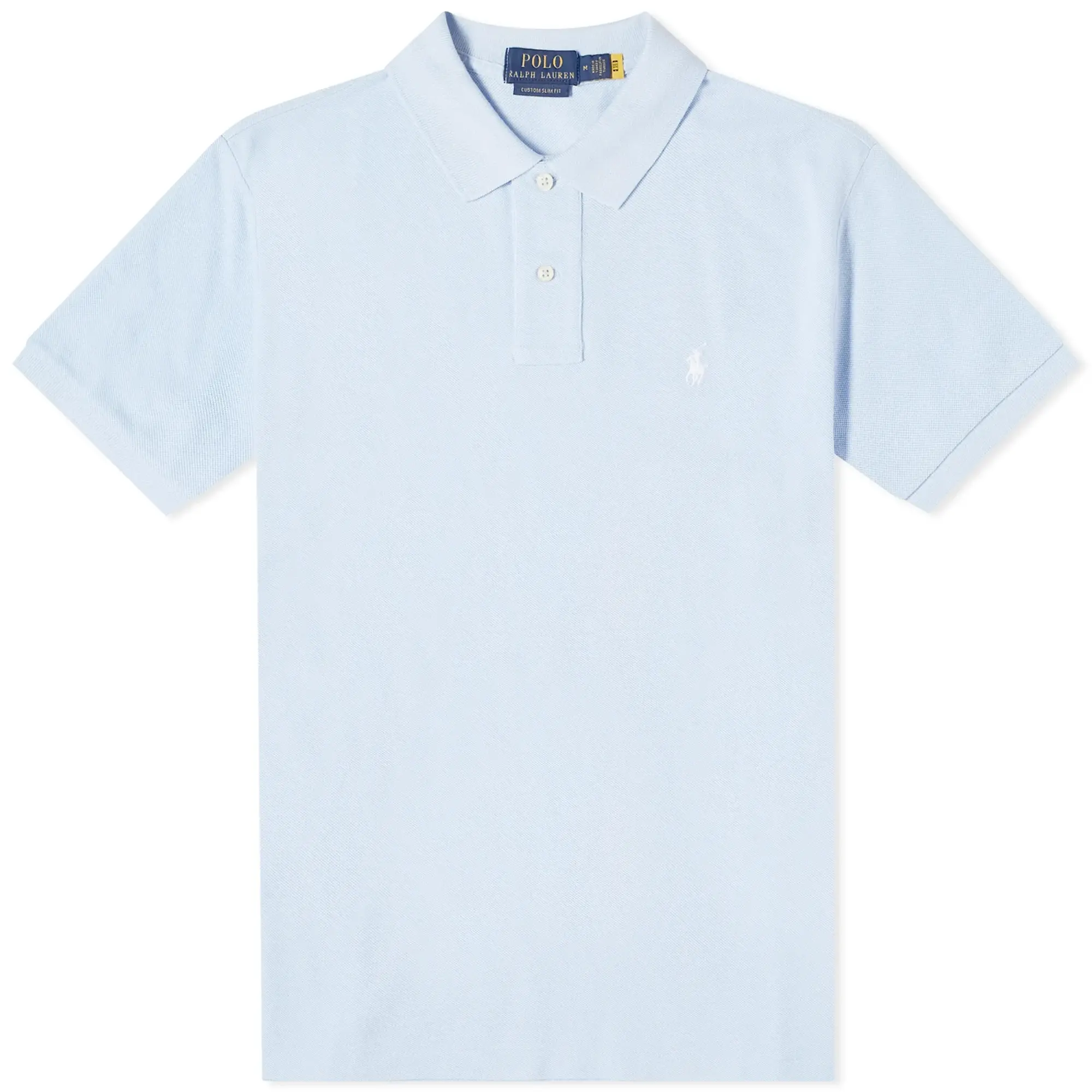 Polo Ralph Lauren  POLO COUPE DROITE EN COTON BASIC MESH  men's Polo shirt in Blue