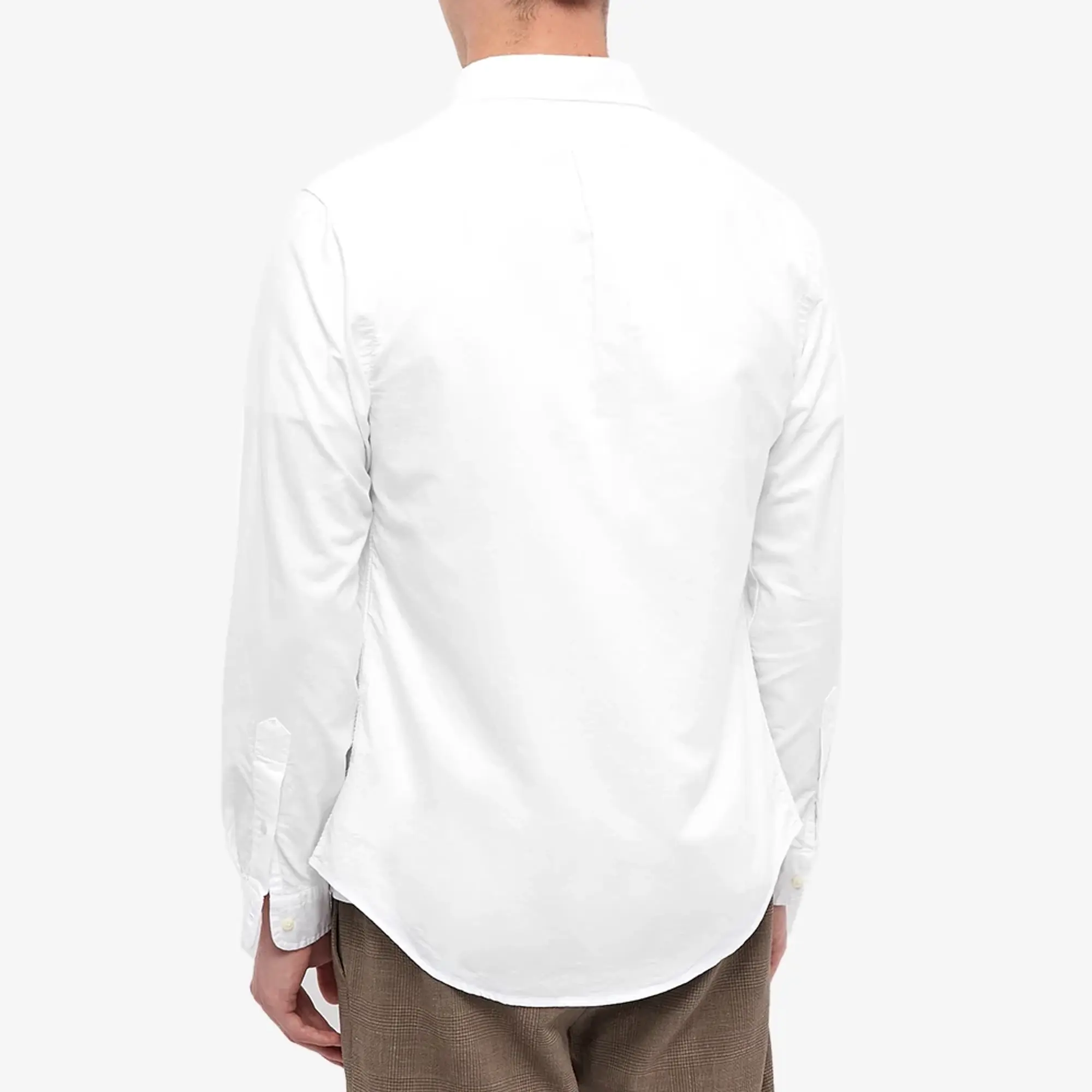 Polo Ralph Lauren Men's Slim Fit Garment Dyed Button Down Shirt White