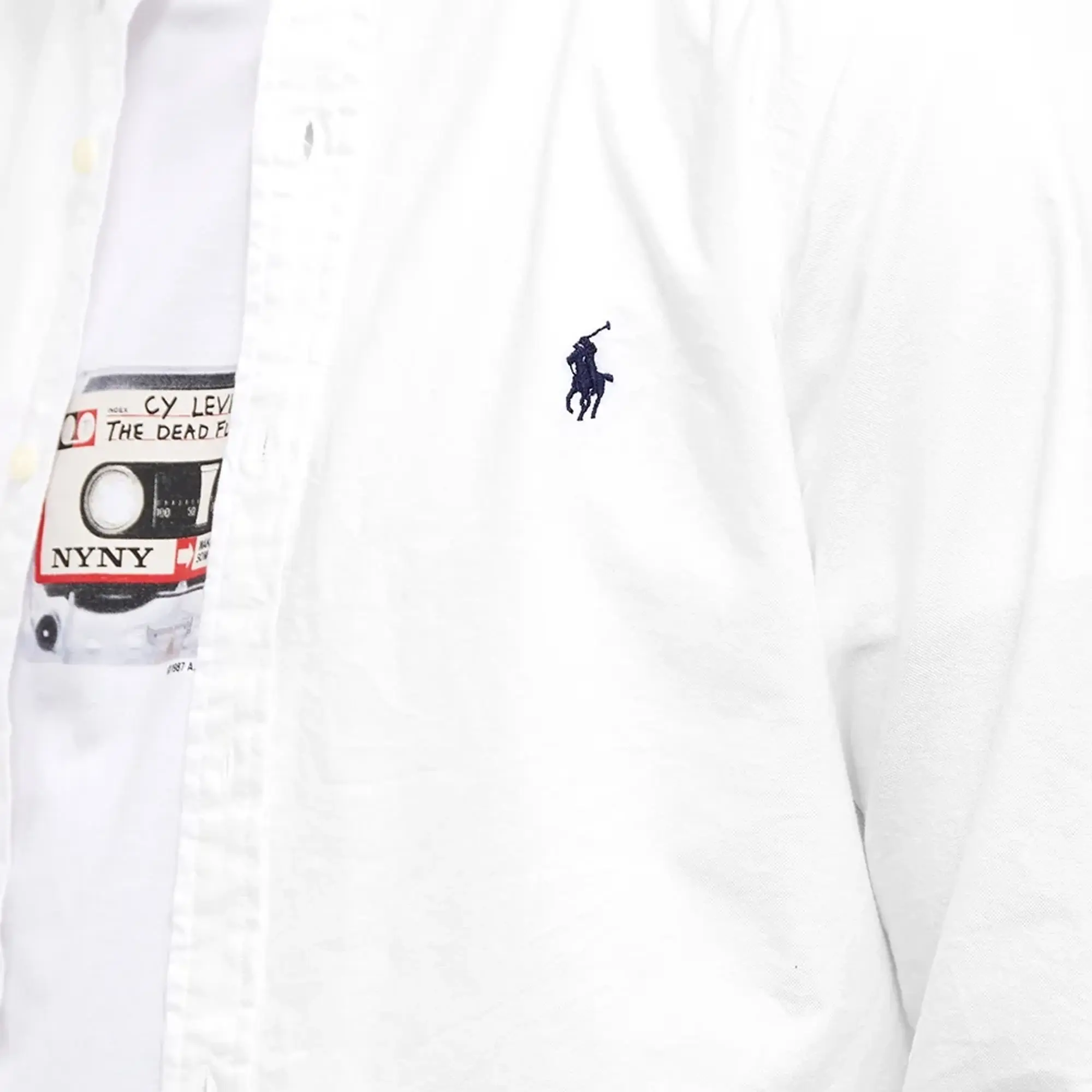 Polo Ralph Lauren Men's Slim Fit Garment Dyed Button Down Shirt White