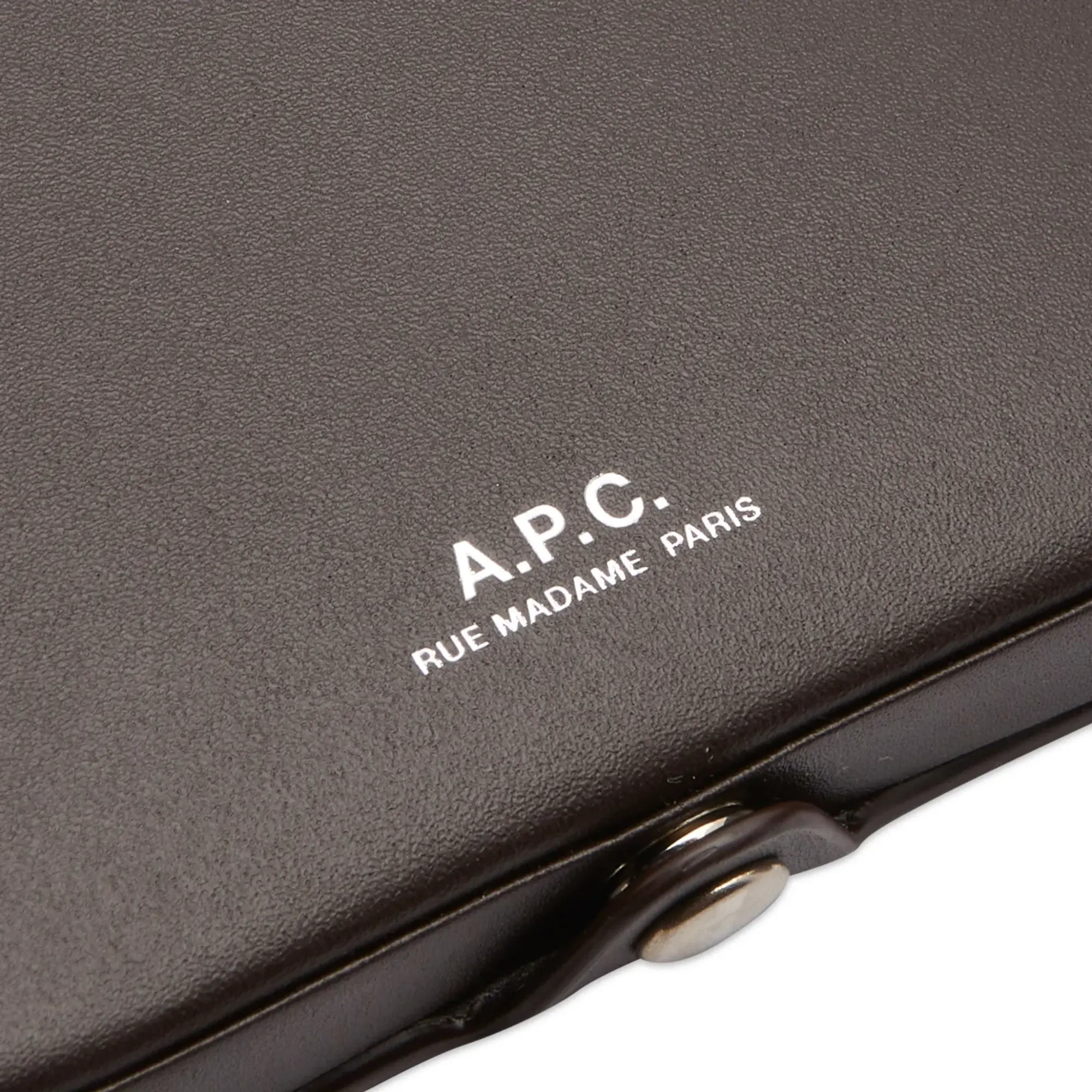 A.P.C. Josh Wallet Dark Brown