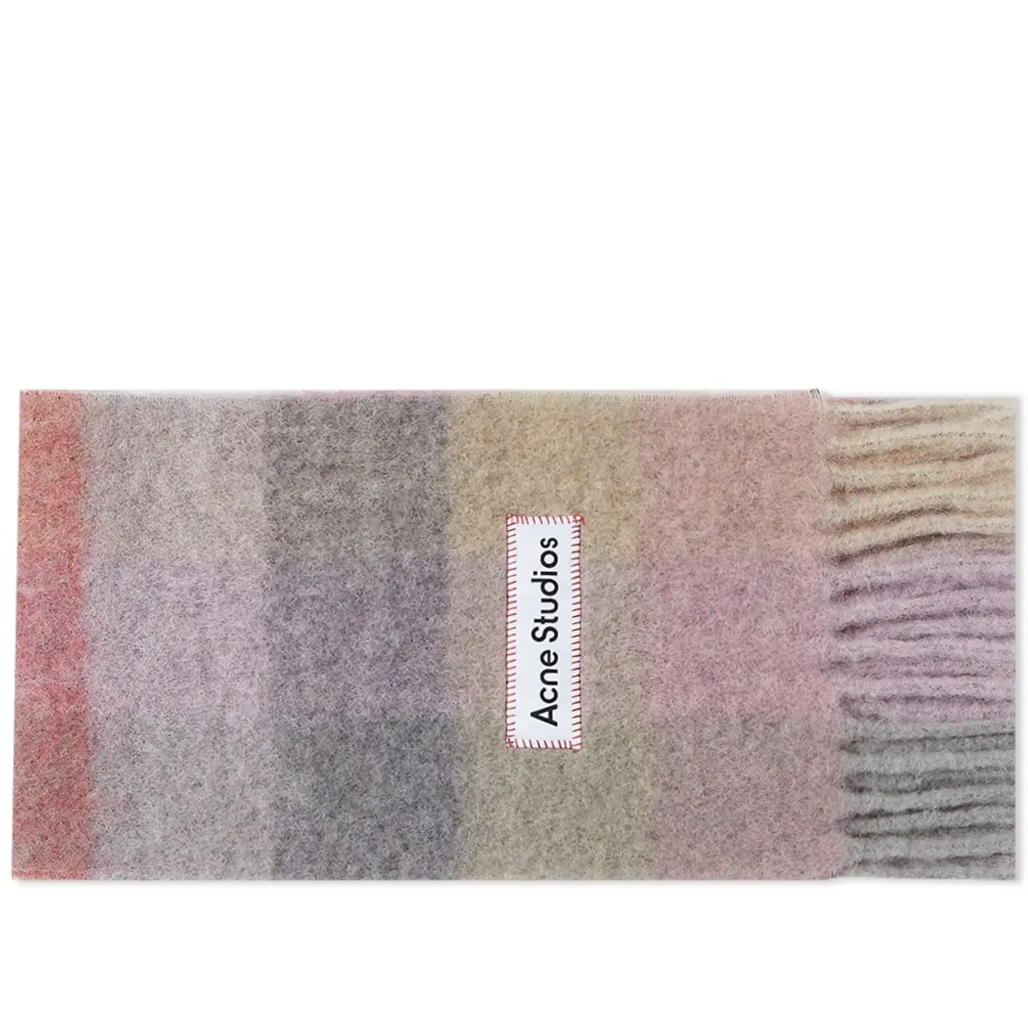 Acne Studios Vally Check Scarf Fuchsia/Lilac/Pink