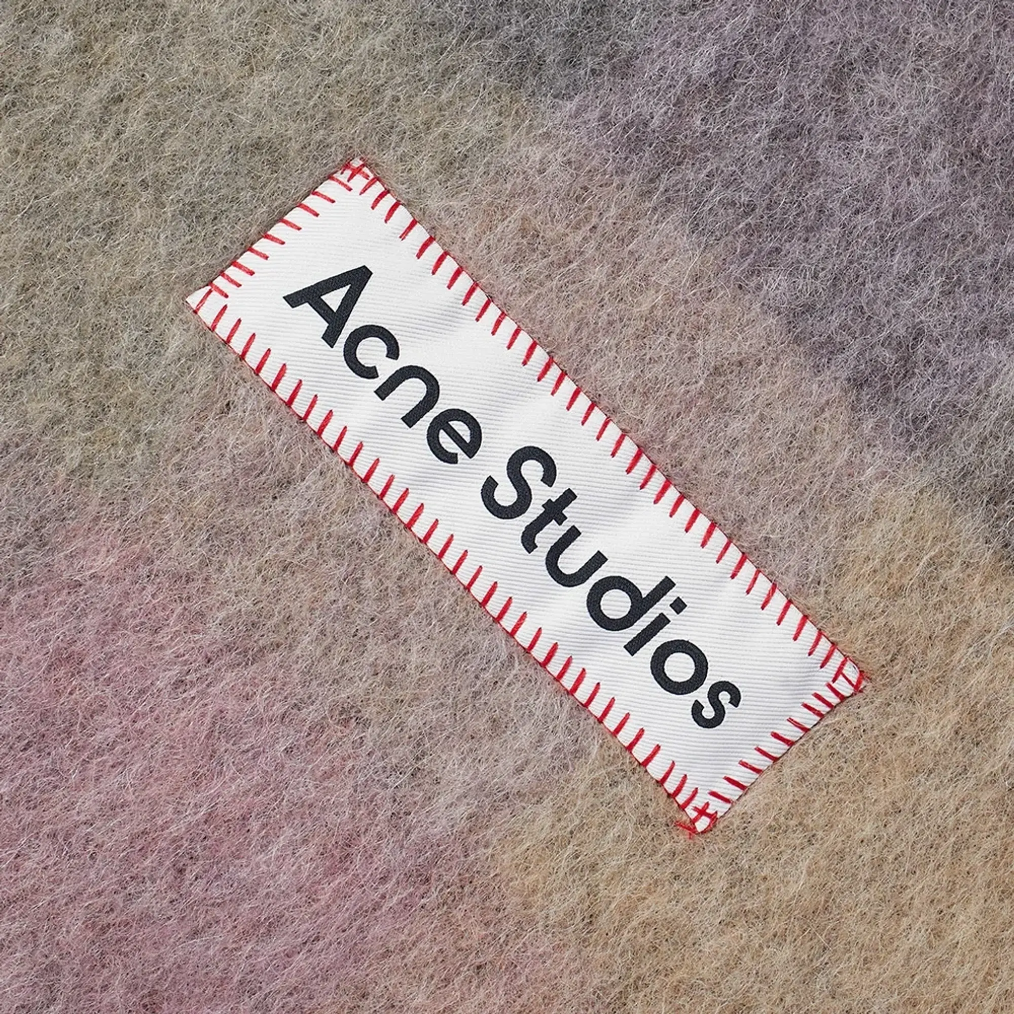 Acne Studios Vally Check Scarf Fuchsia/Lilac/Pink