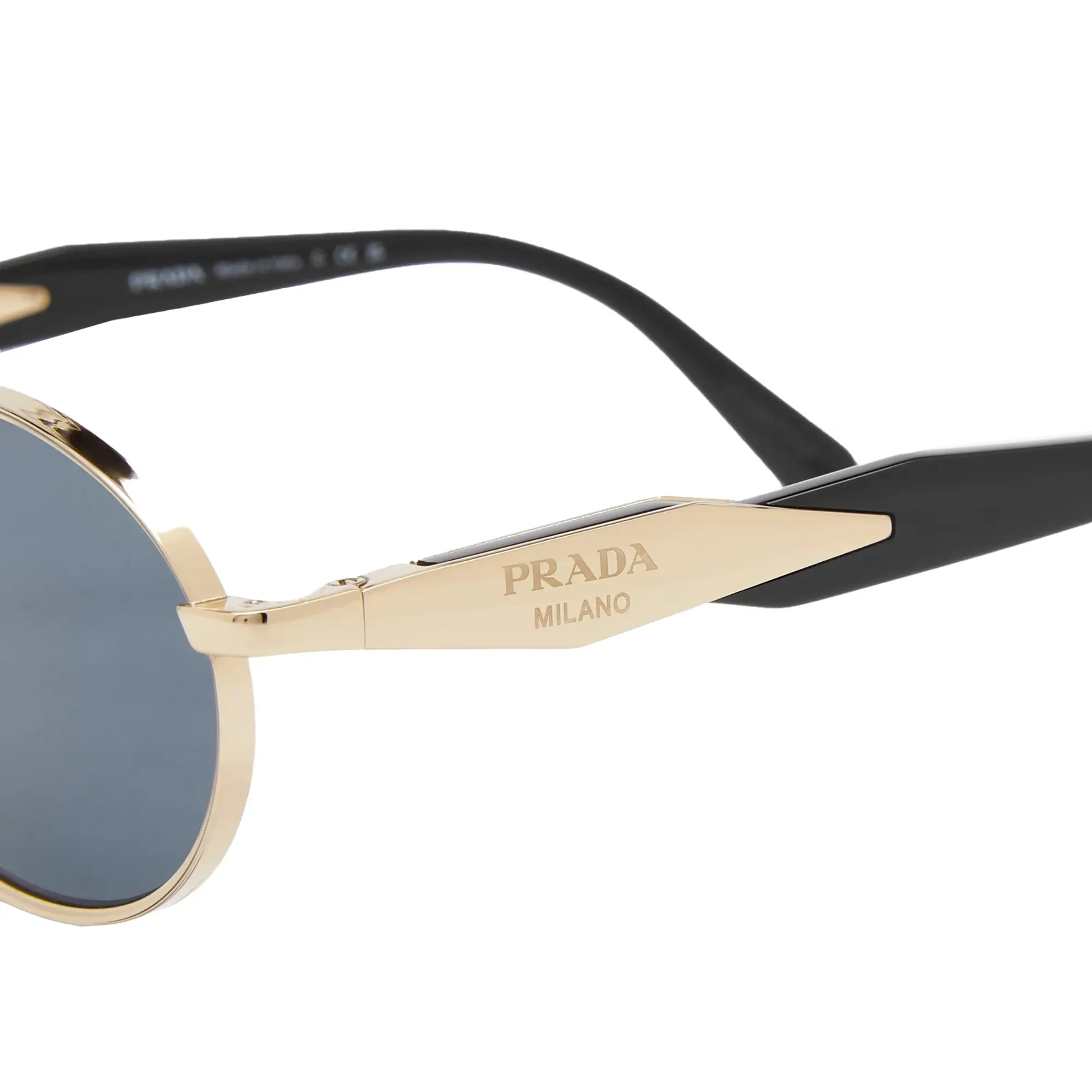 Prada Eyewear Women's PR 65ZS Sunglasses Gold/Grey