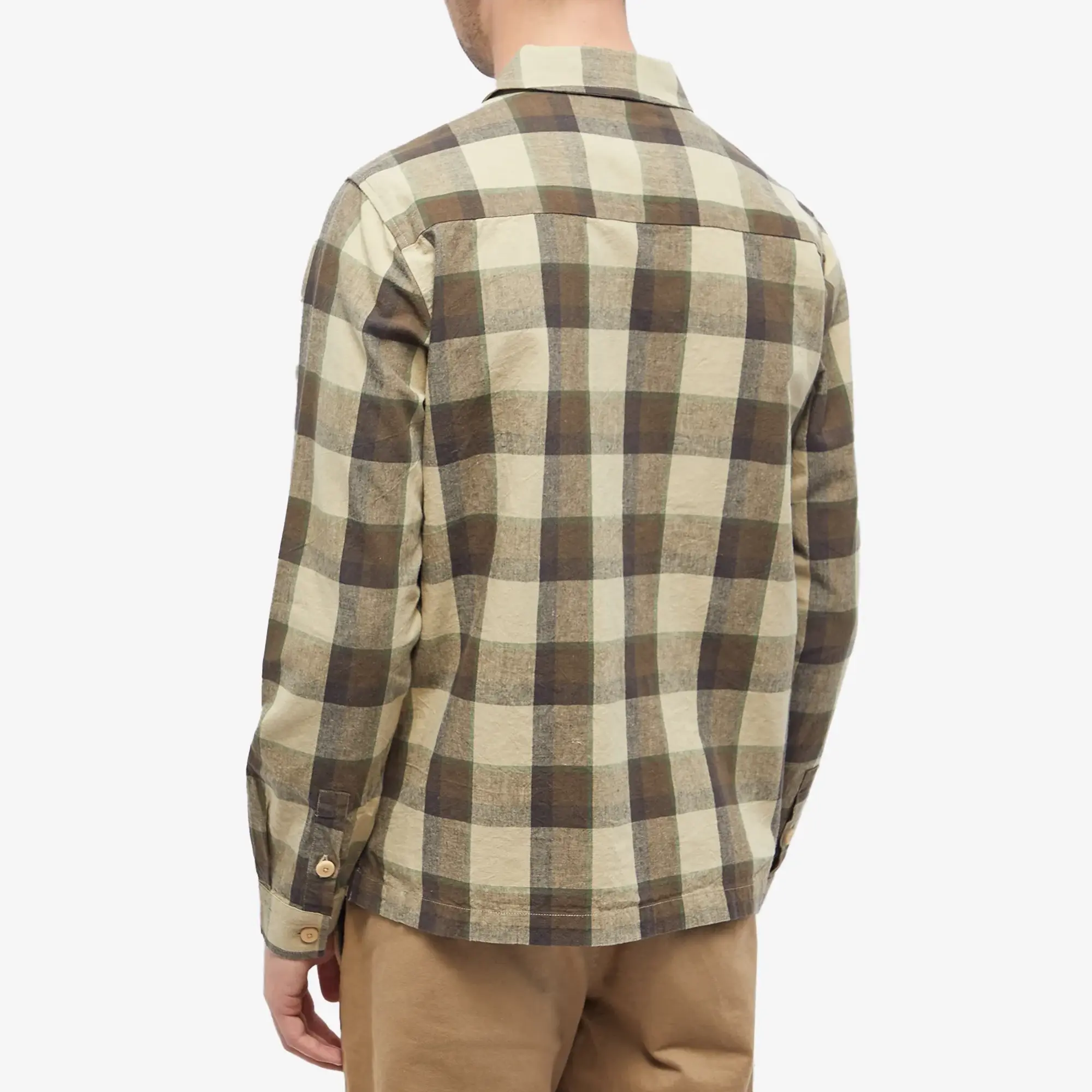 Folk Men's Signal Jacket Tan Check