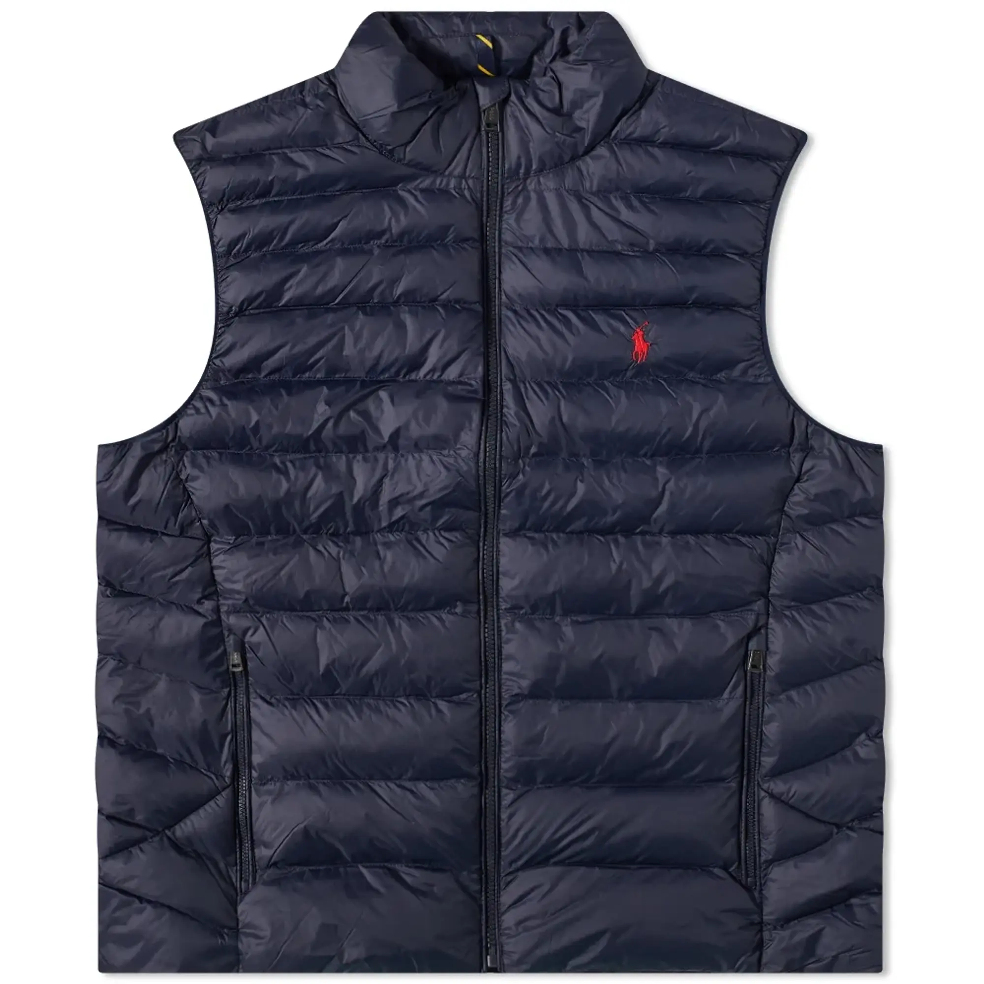 Polo Ralph Lauren Men s Recycled Lightweight Down Vest Collection Navy 710810898007 FOOTY.COM