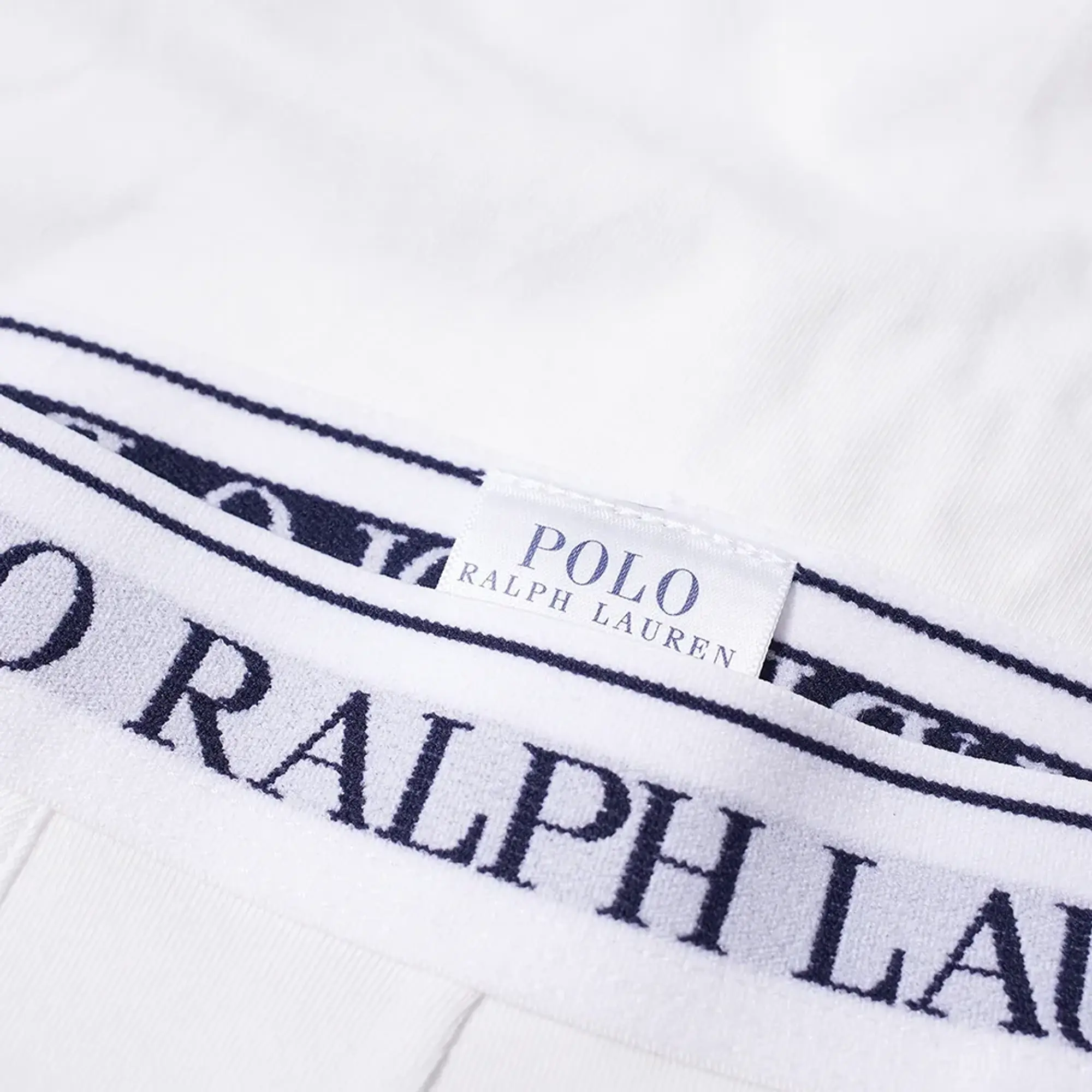 Polo Ralph Lauren Men's Cotton Trunk - 3 Pack White/Black/Andover
