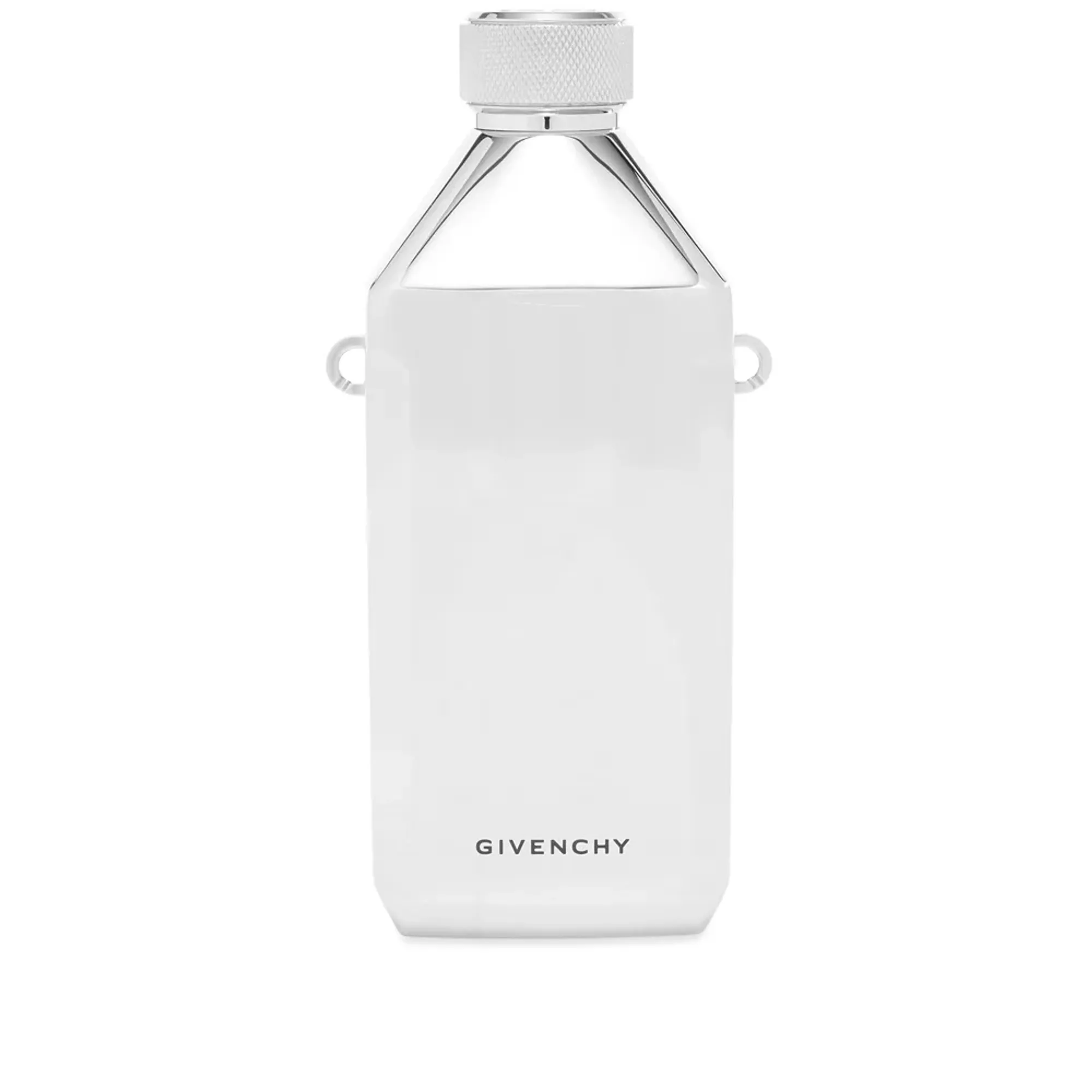 Givenchy Men's Strap Water Bottle Silver | BK609VK15M-040 | FOOTY.COM