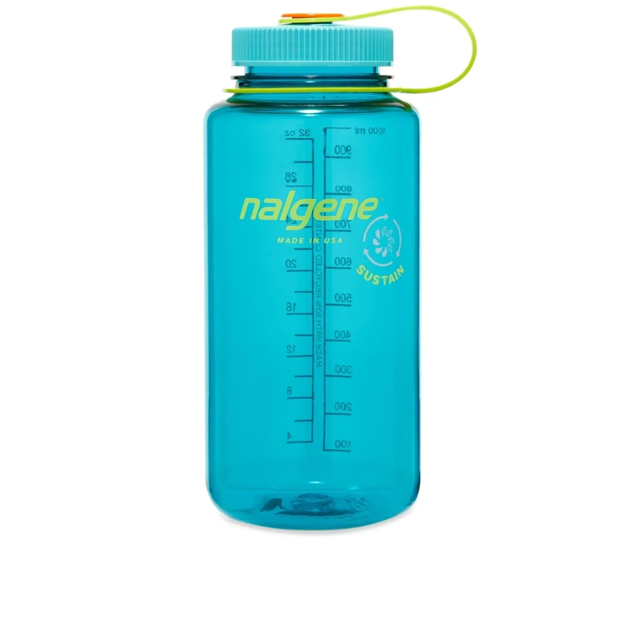 Nalgene Wide Mouth Tritan Sustain Water Bottle Cerulean 1L