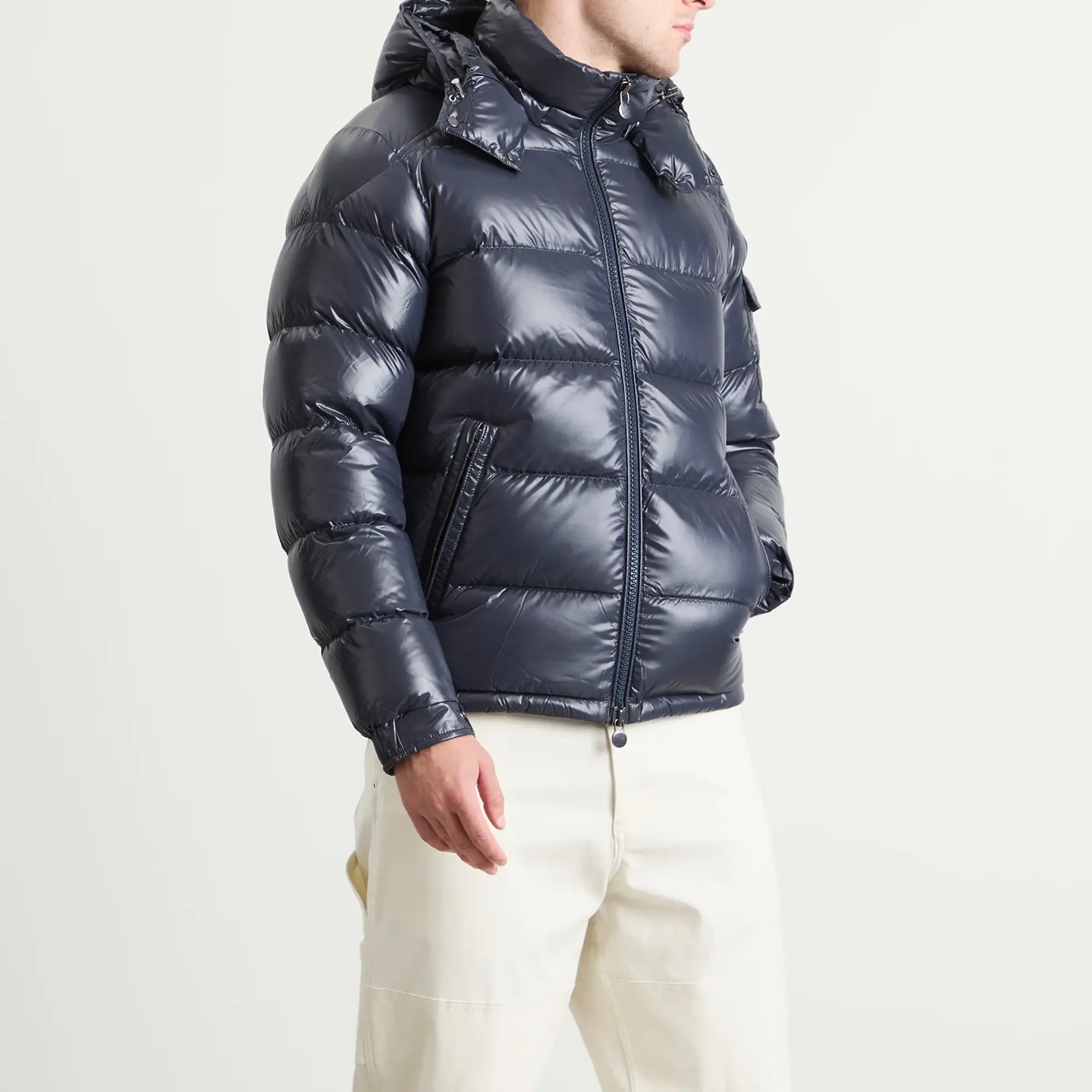 Moncler Men's Maya Down Jacket Navy