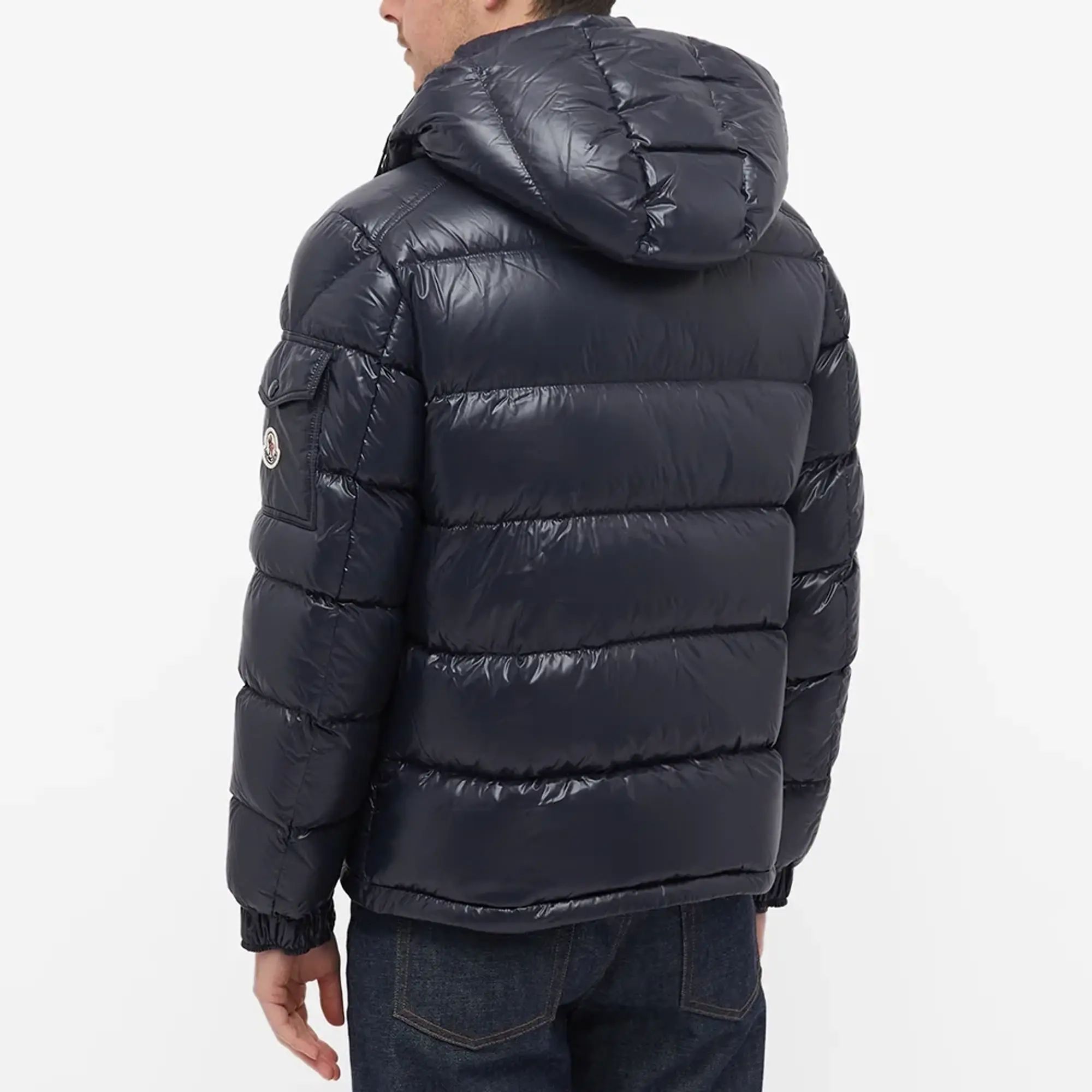Moncler Men's Maya Down Jacket Navy