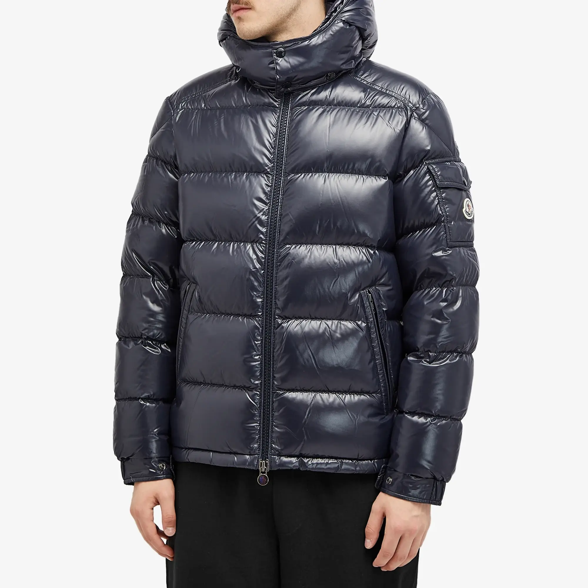 Moncler Men's Maya Down Jacket Navy