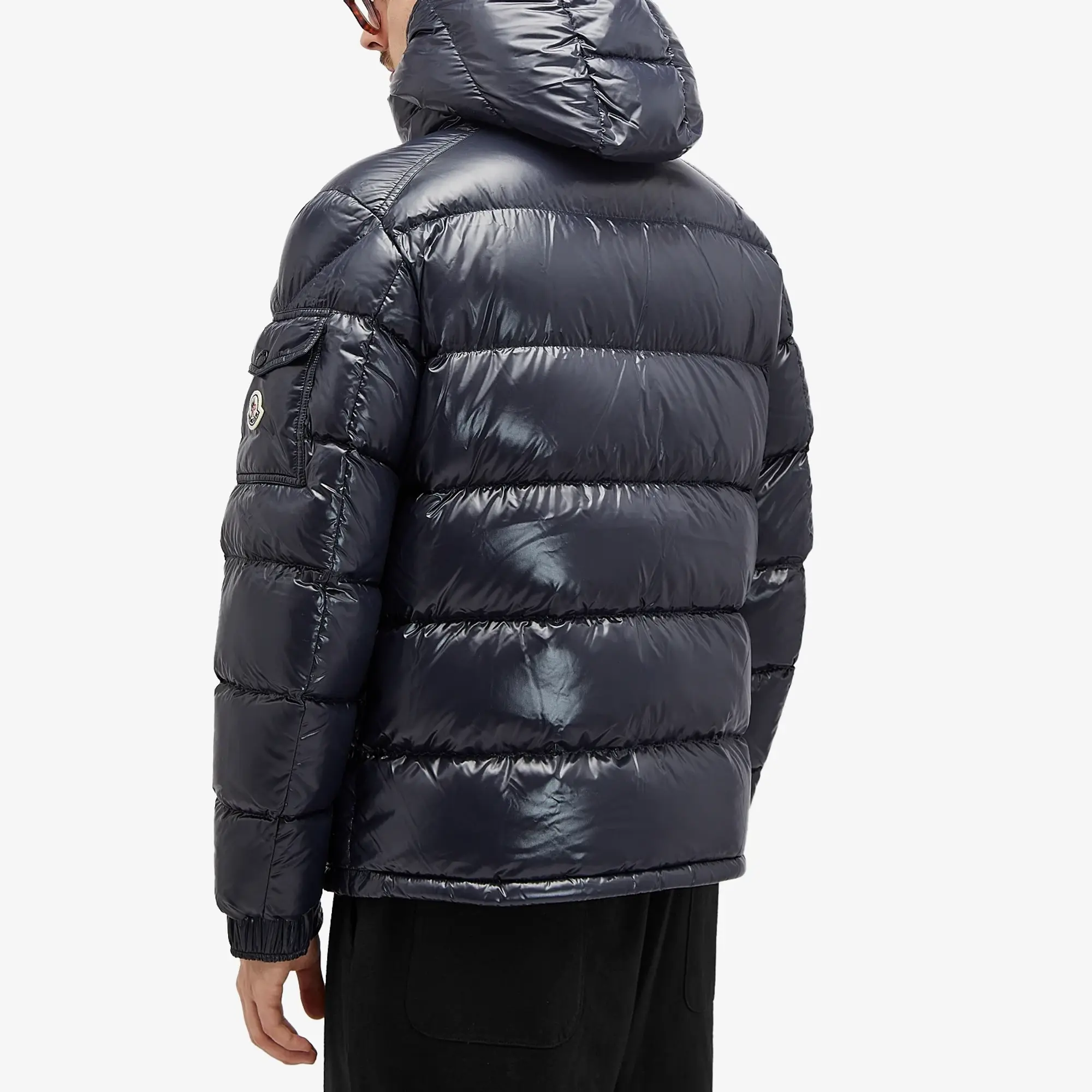 Moncler Men's Maya Down Jacket Navy