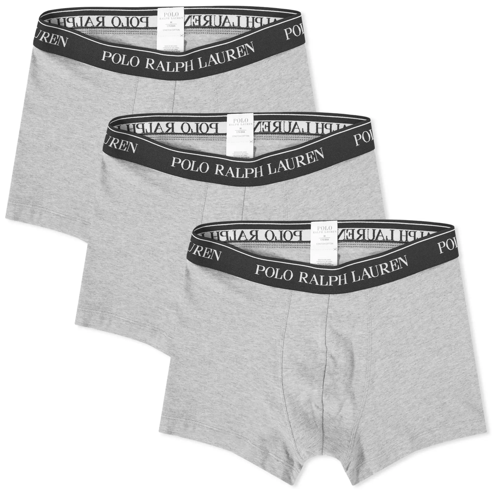 Polo Ralph Lauren Men's Cotton Trunk - 3 Pack Andover Heather