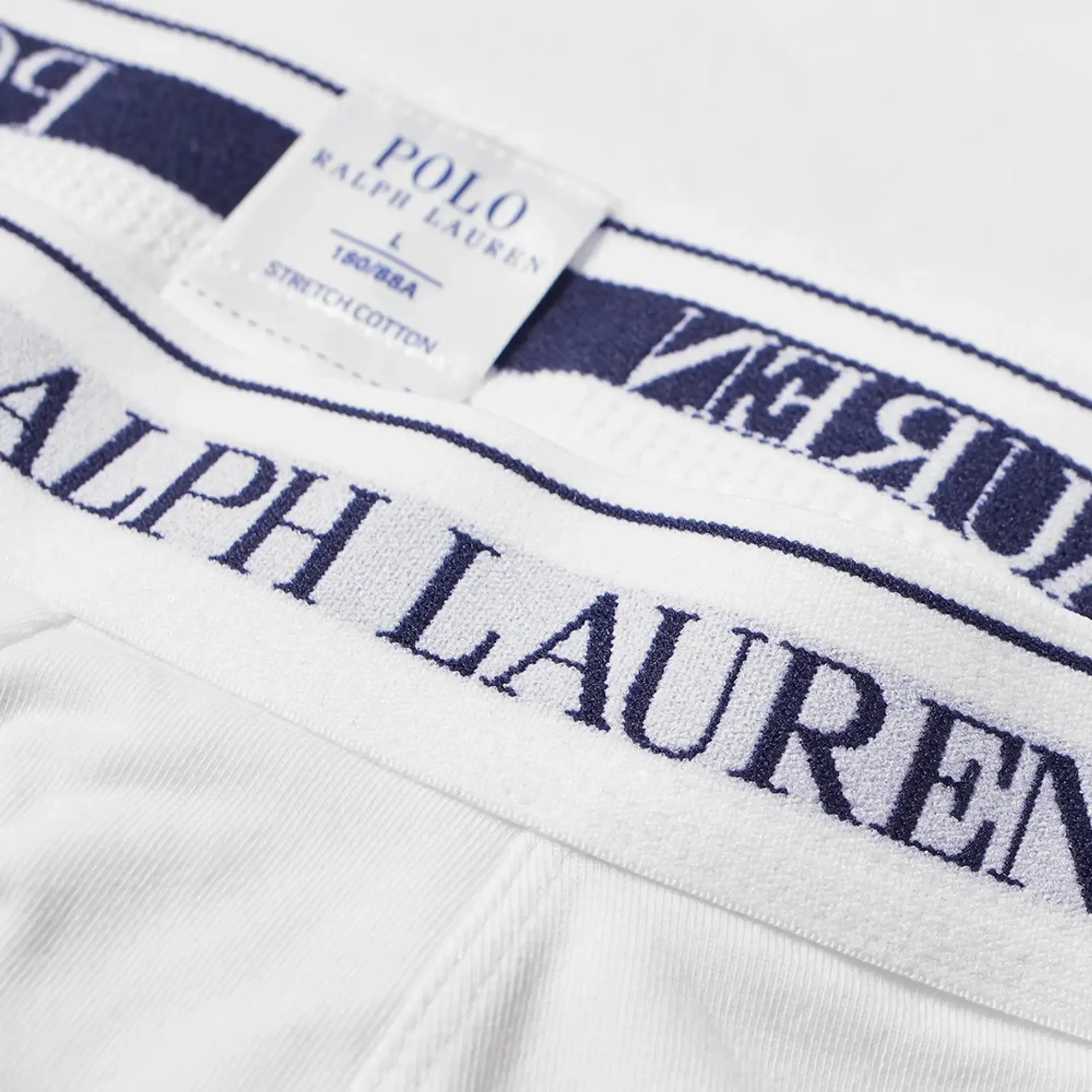 Polo Ralph Lauren Men's Cotton Trunk - 3 Pack Red/White/Cruise Navy