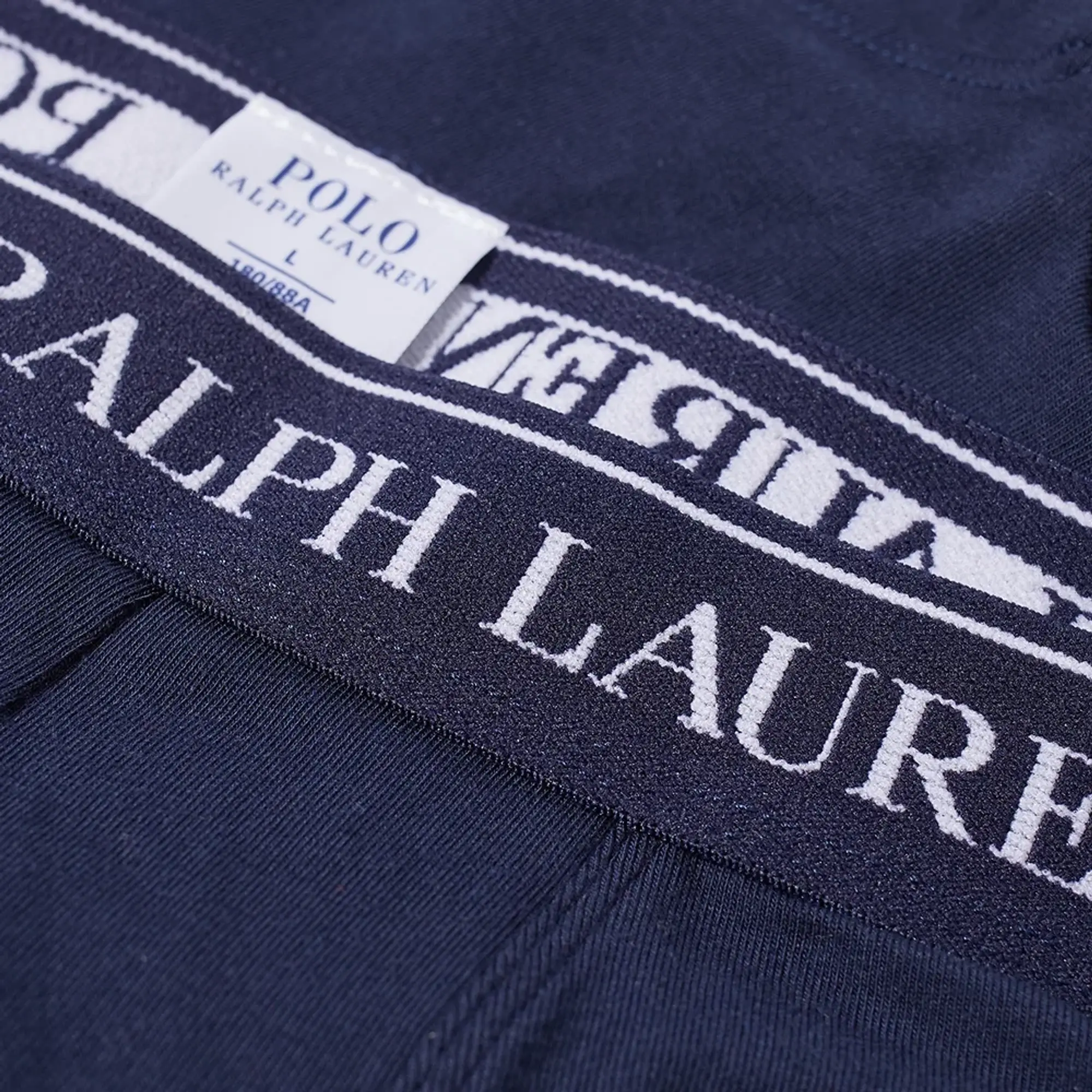 Polo Ralph Lauren Men's Cotton Trunk - 3 Pack Red/White/Cruise Navy
