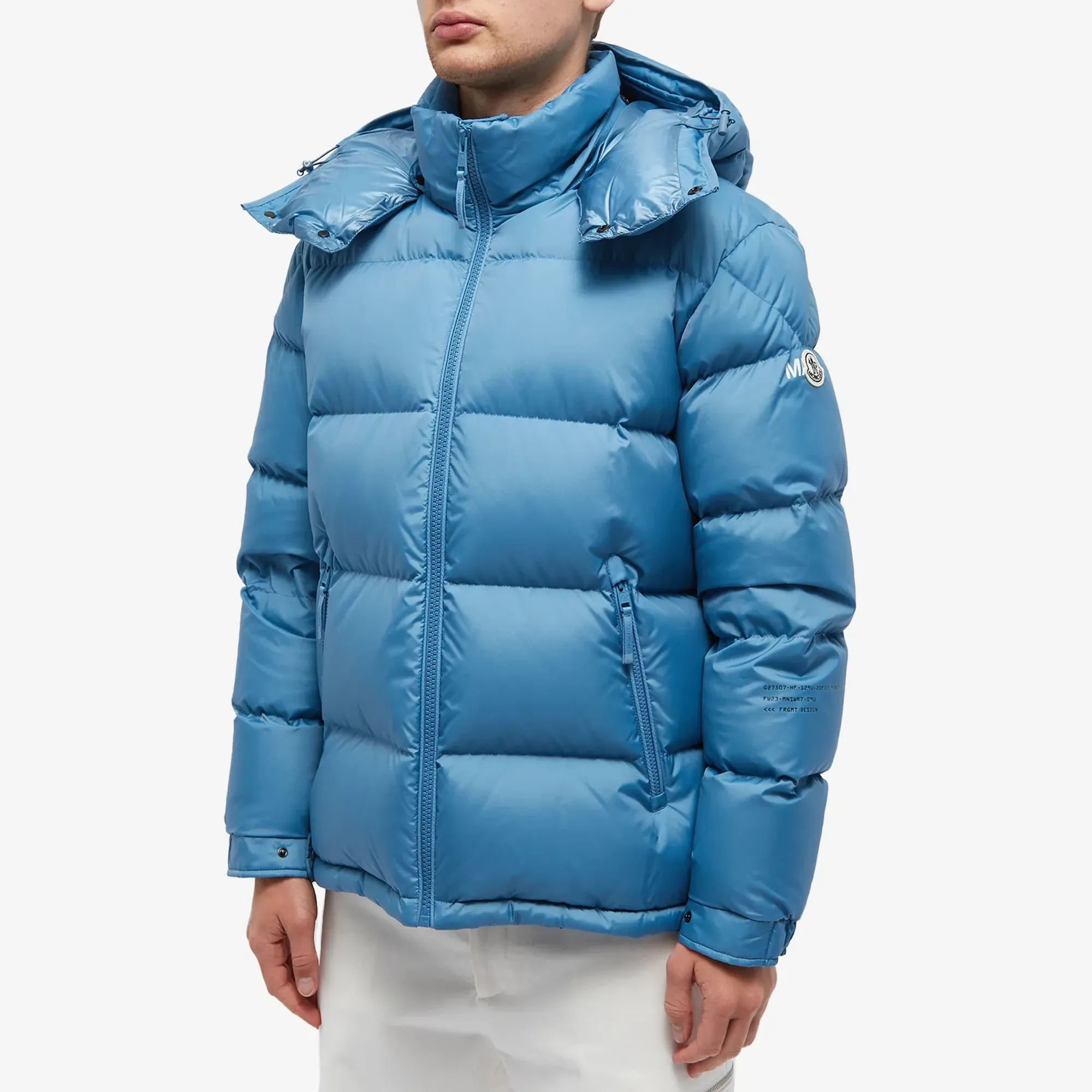 Moncler Men's Genius x Fragment Acanthus Padded Jacket Blue