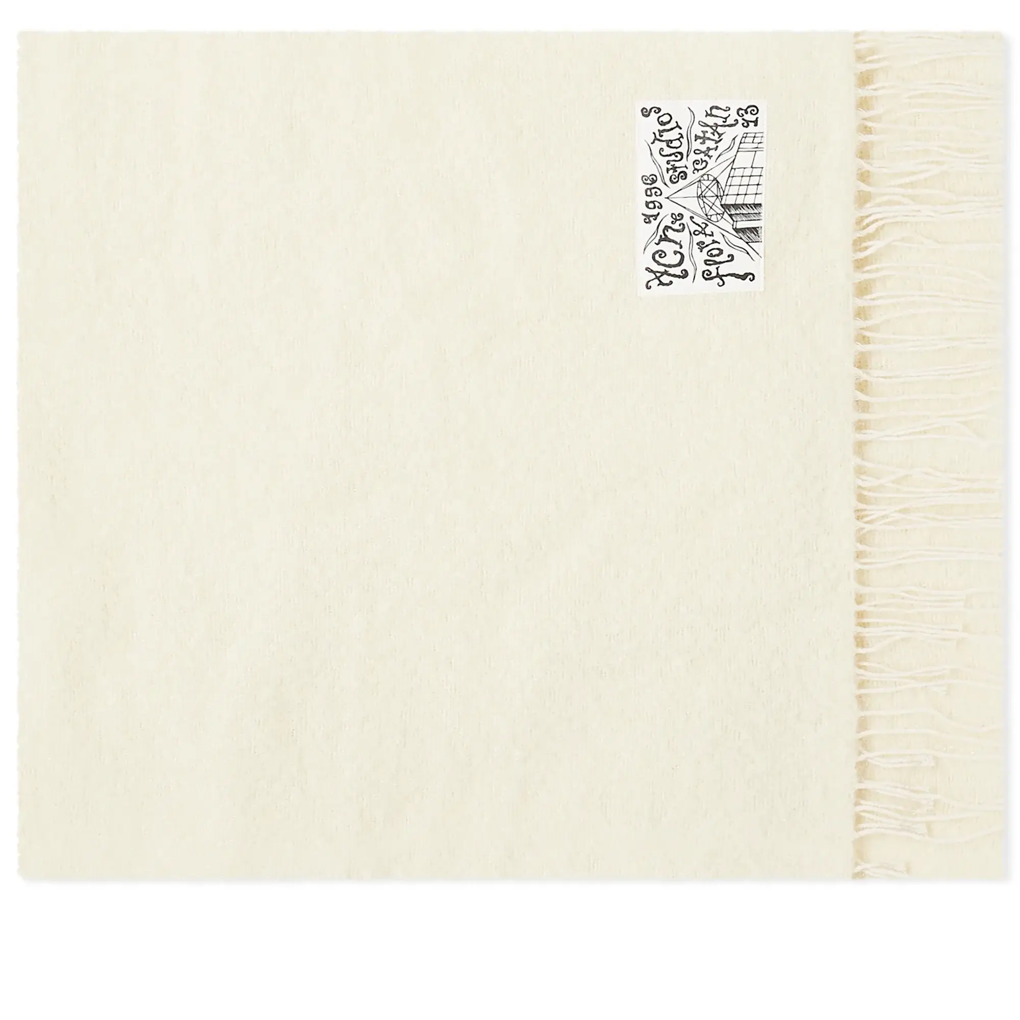 Acne Studios Men's Vivy Scarf Cream White