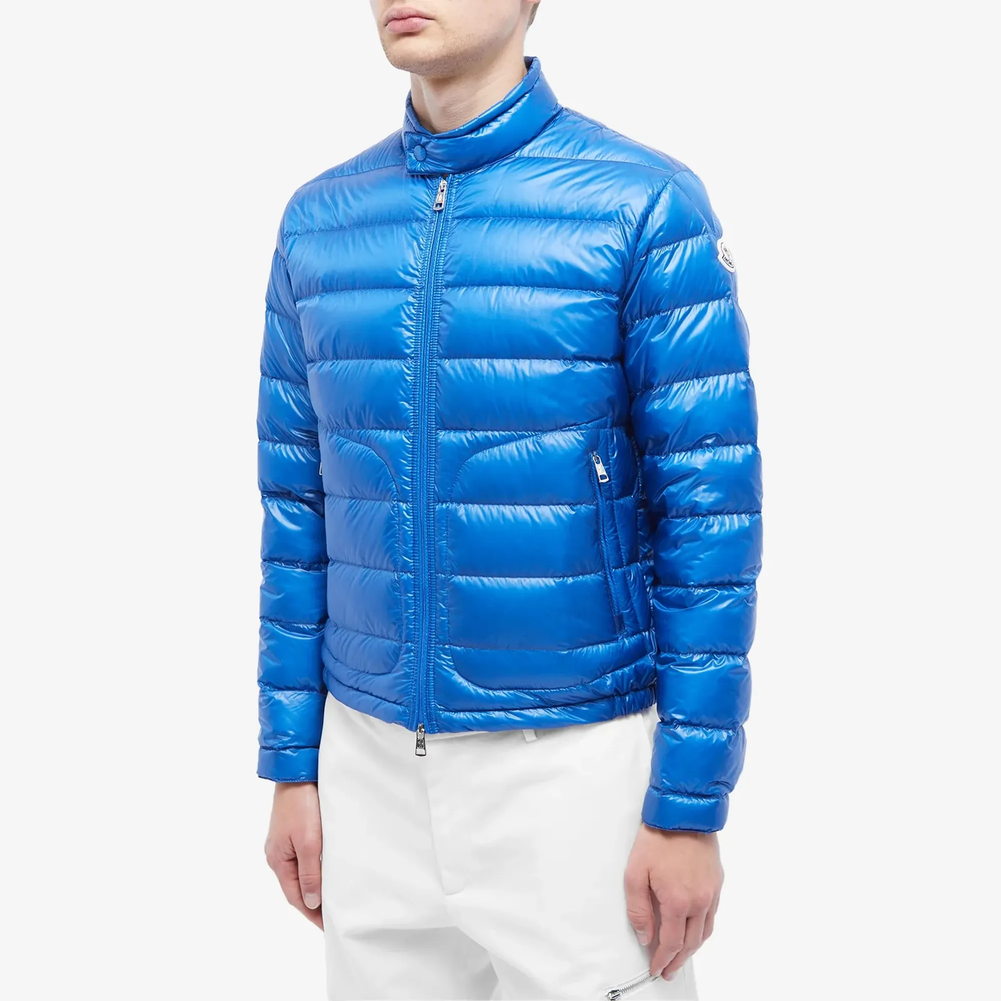 【本物コード確認済】23ss MONCLER ロンパース　6-9Ｍ　ライトブルー Moncler ( モンクレール ) ダウンジャケット fw23 | 日本人対応 必ず