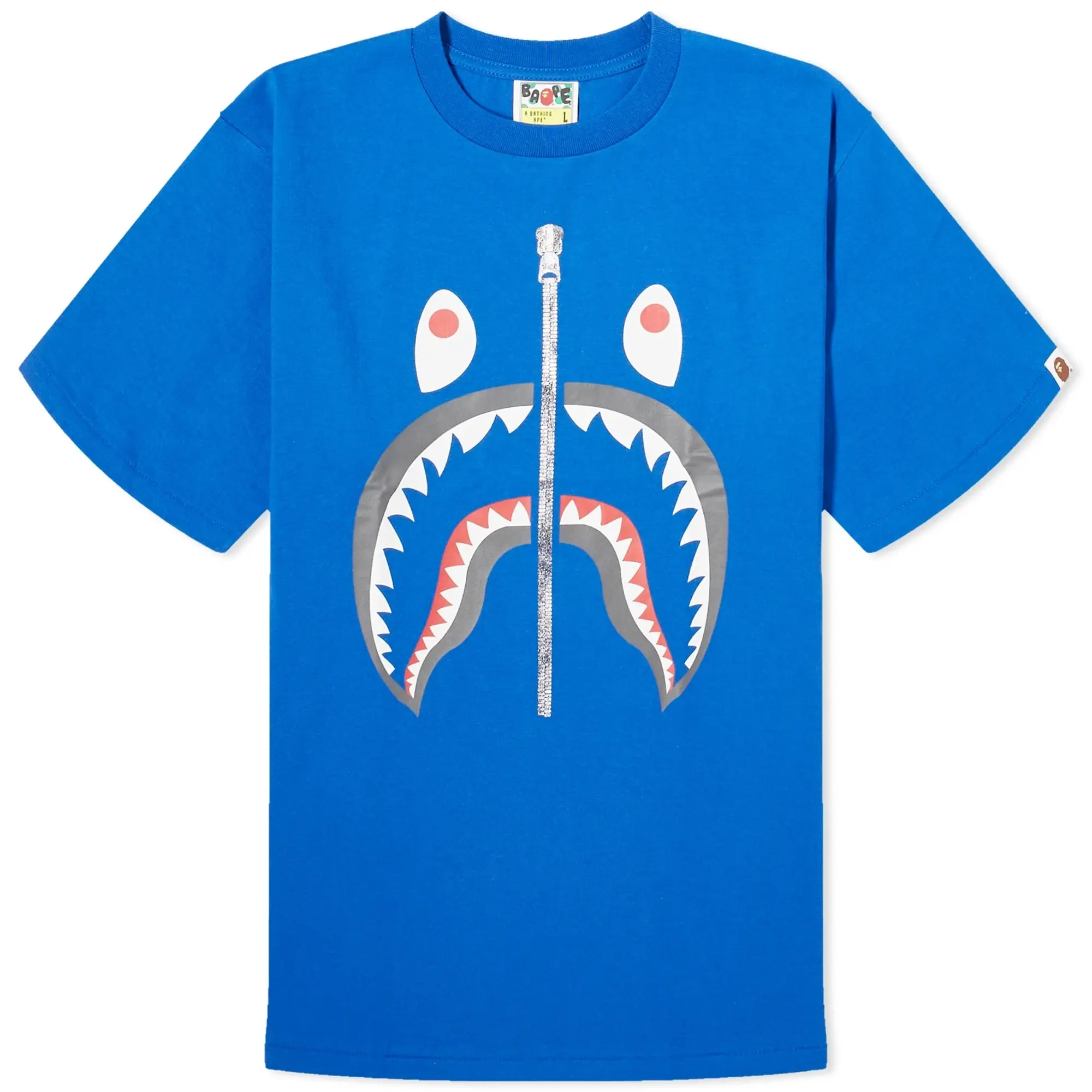 A Bathing Ape Men's Shark T-Shirt Blue