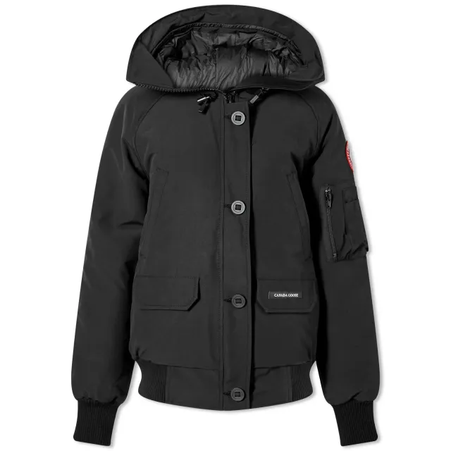 Canada Goose Women s Chilliwack Bomber Jacket Black 2050W 61 FOOTY.COM