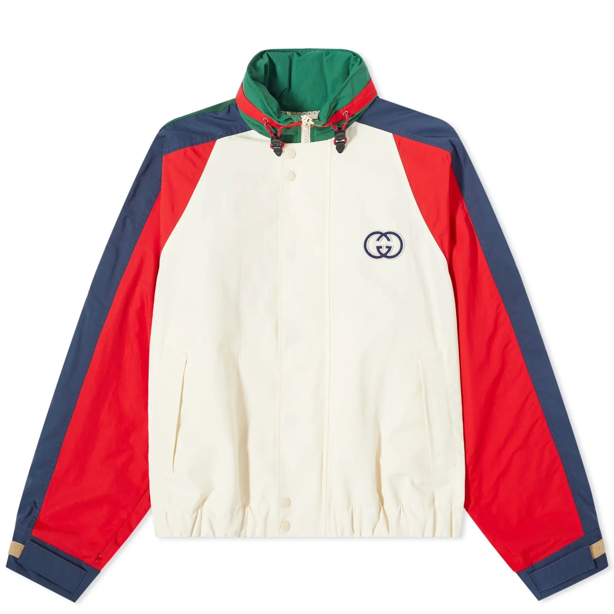 Gucci Men's GG Logo GRG Jacket Ivory