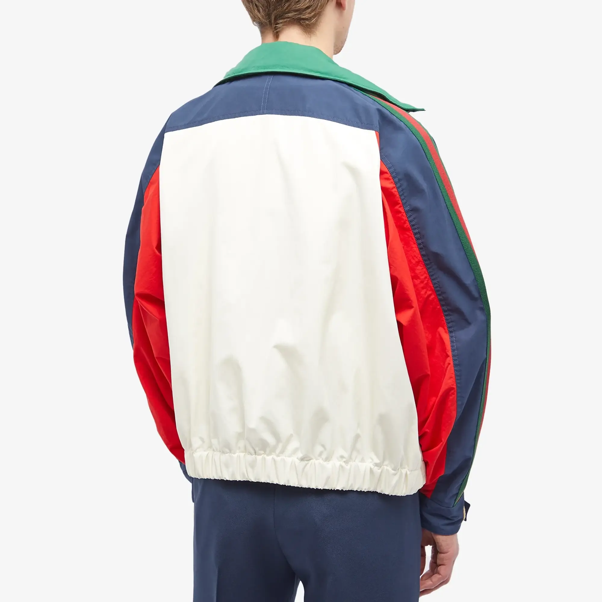 Gucci Men's GG Logo GRG Jacket Ivory